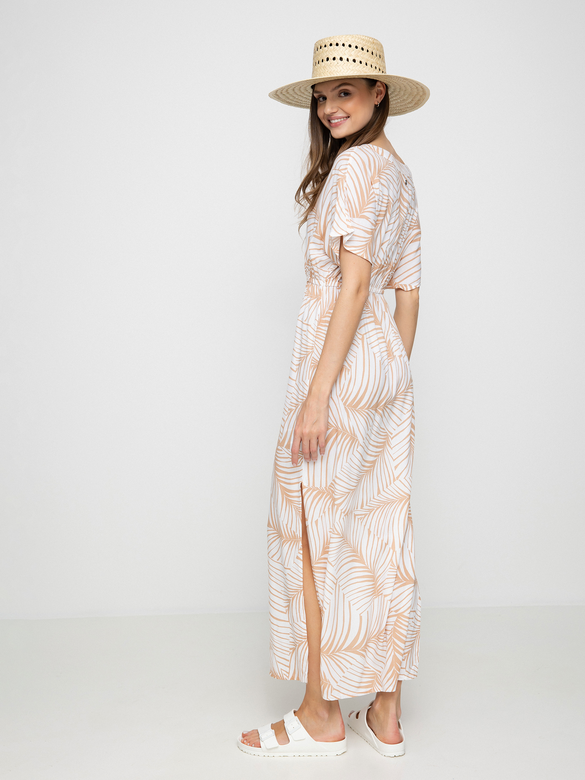 Roxy Dynamite Girl Ruha Wmn (toast palm tree dreams)