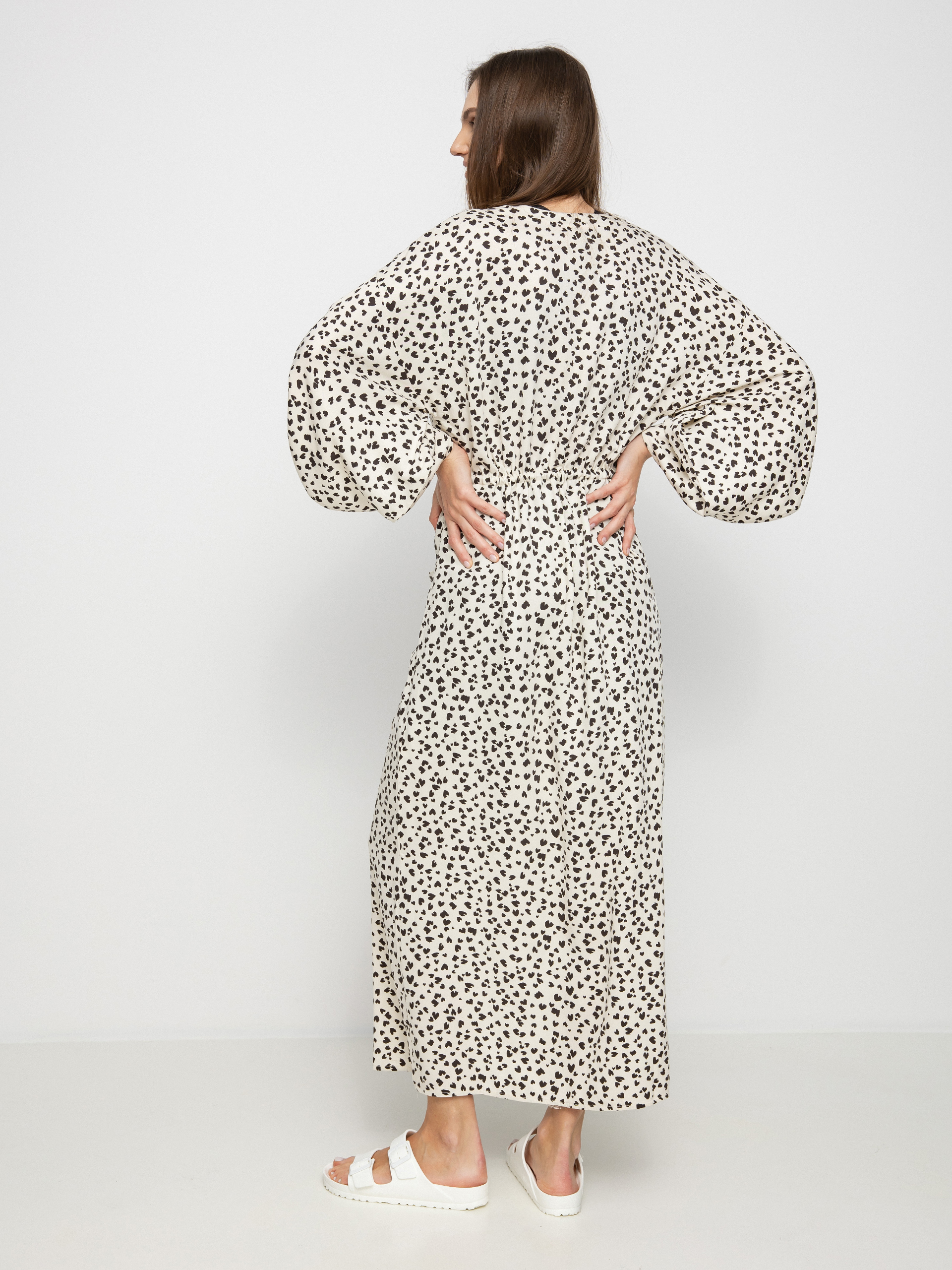 Femi Stories Kimono Colar Pulóver Wmn (gnt leo)