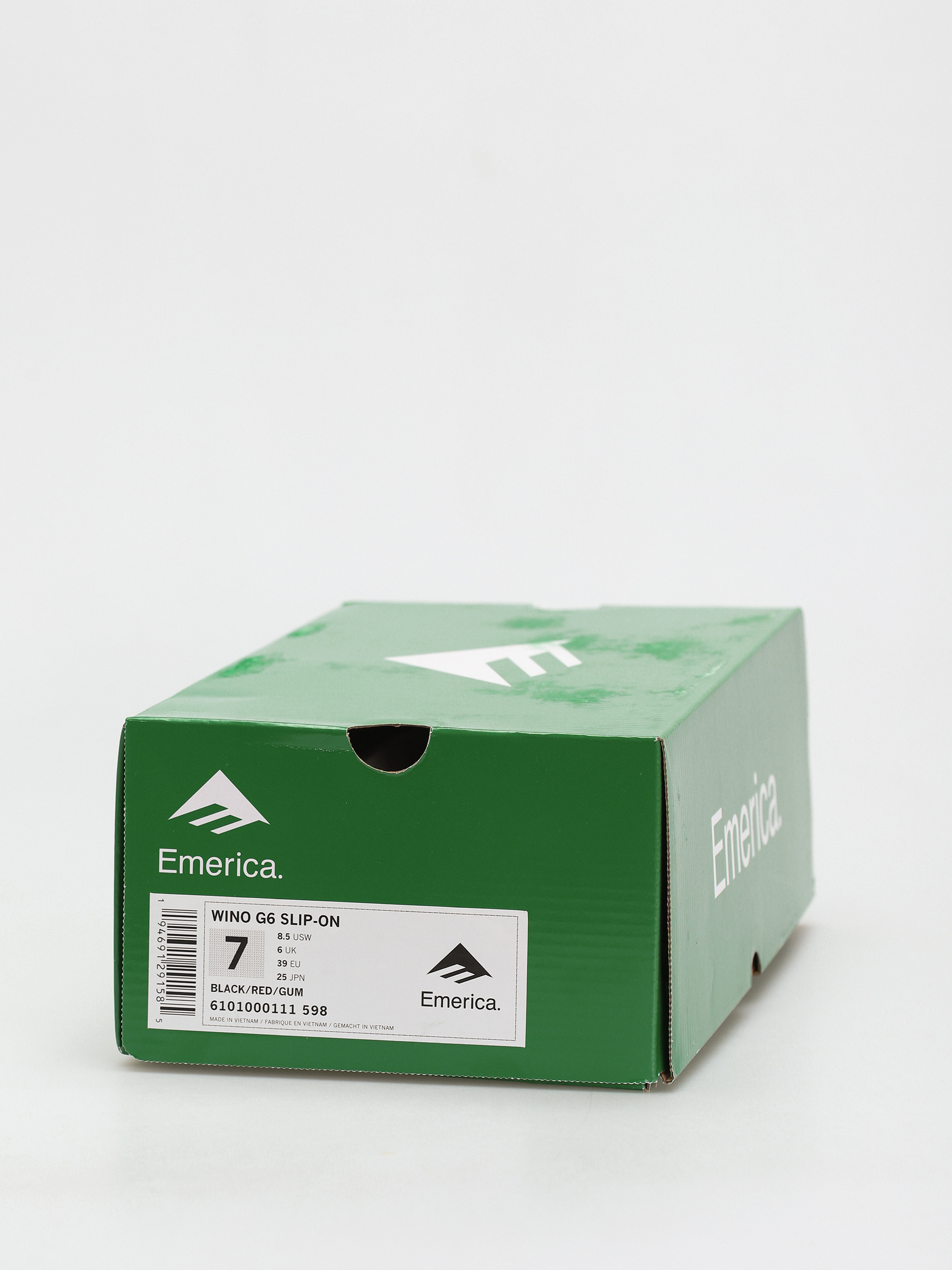 Emerica Wino G6 Slip-On Cipők (black/red/gum)