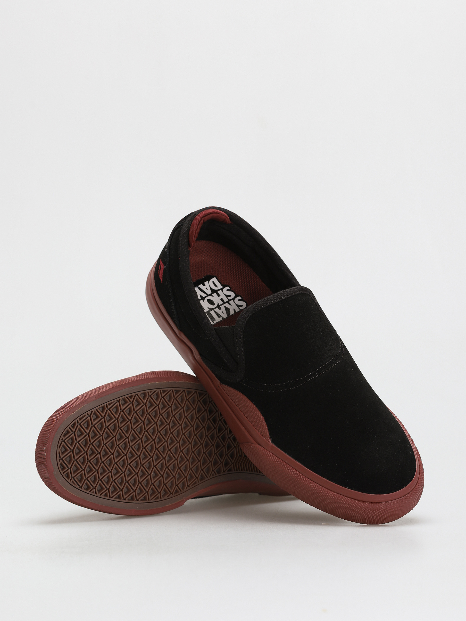 Emerica Wino G6 Slip-On Cipők (black/red/gum)