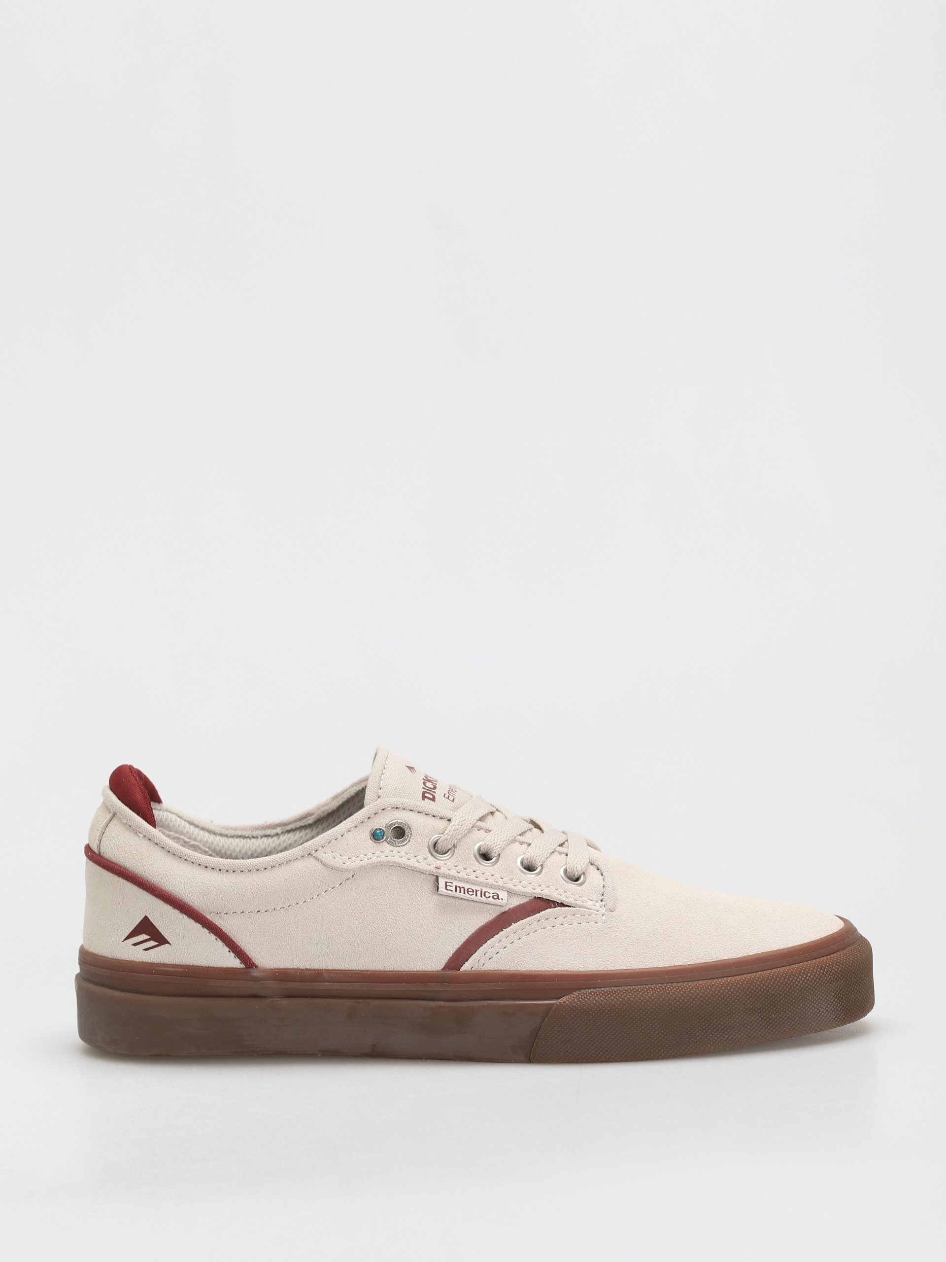 Emerica Dickson Cipők (white/red/gum)