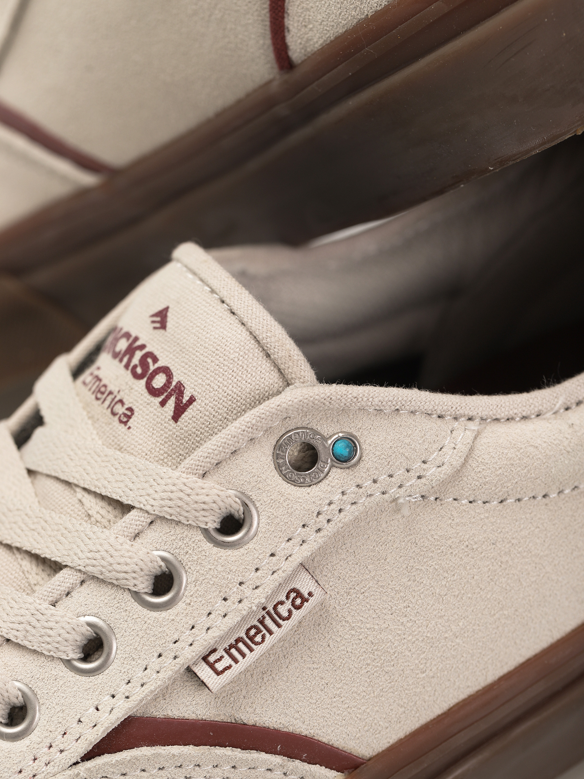 Emerica Dickson Cipők (white/red/gum)