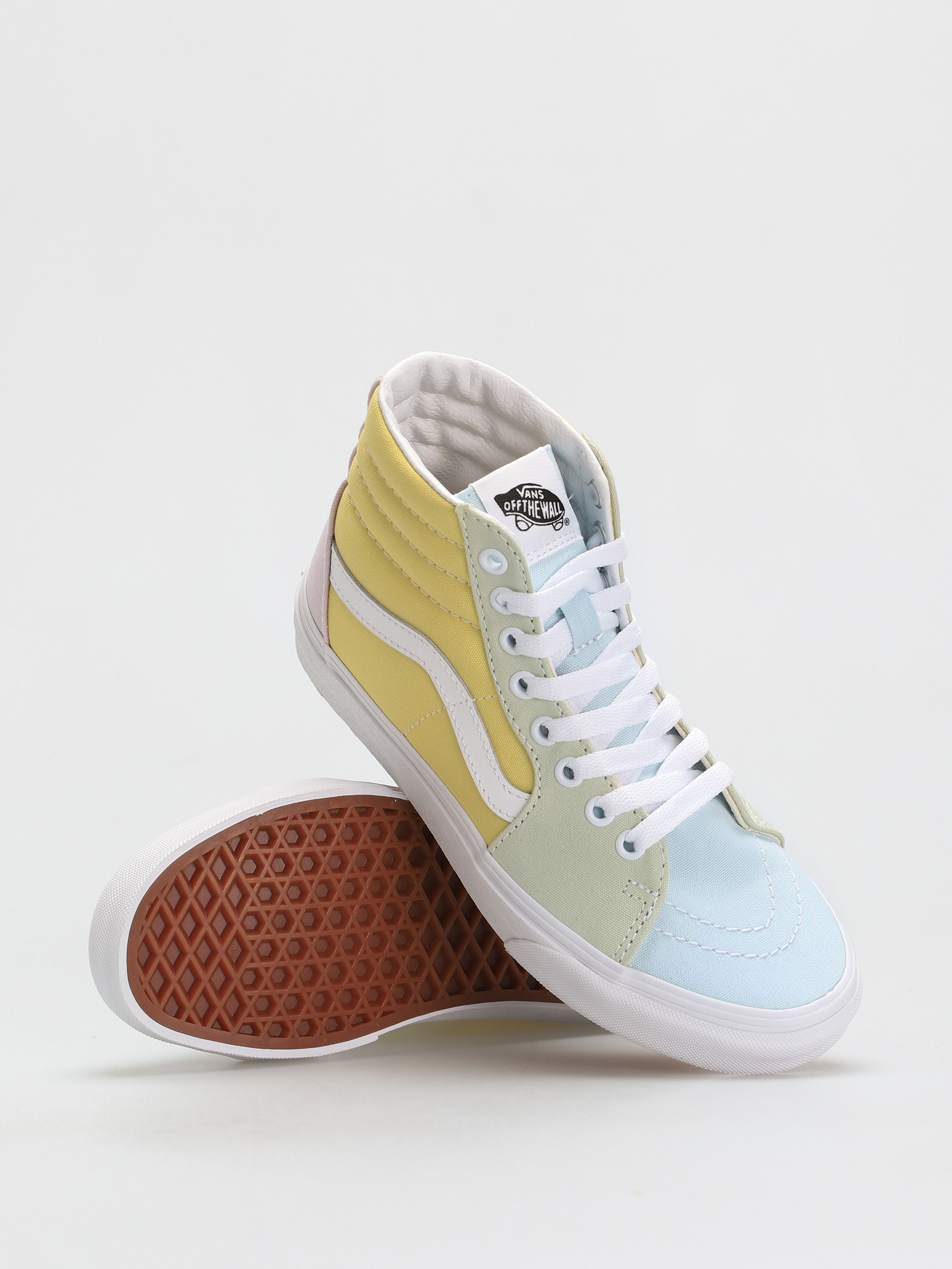 Vans Sk8 Hi Cipők (pastel block/multi/true white)
