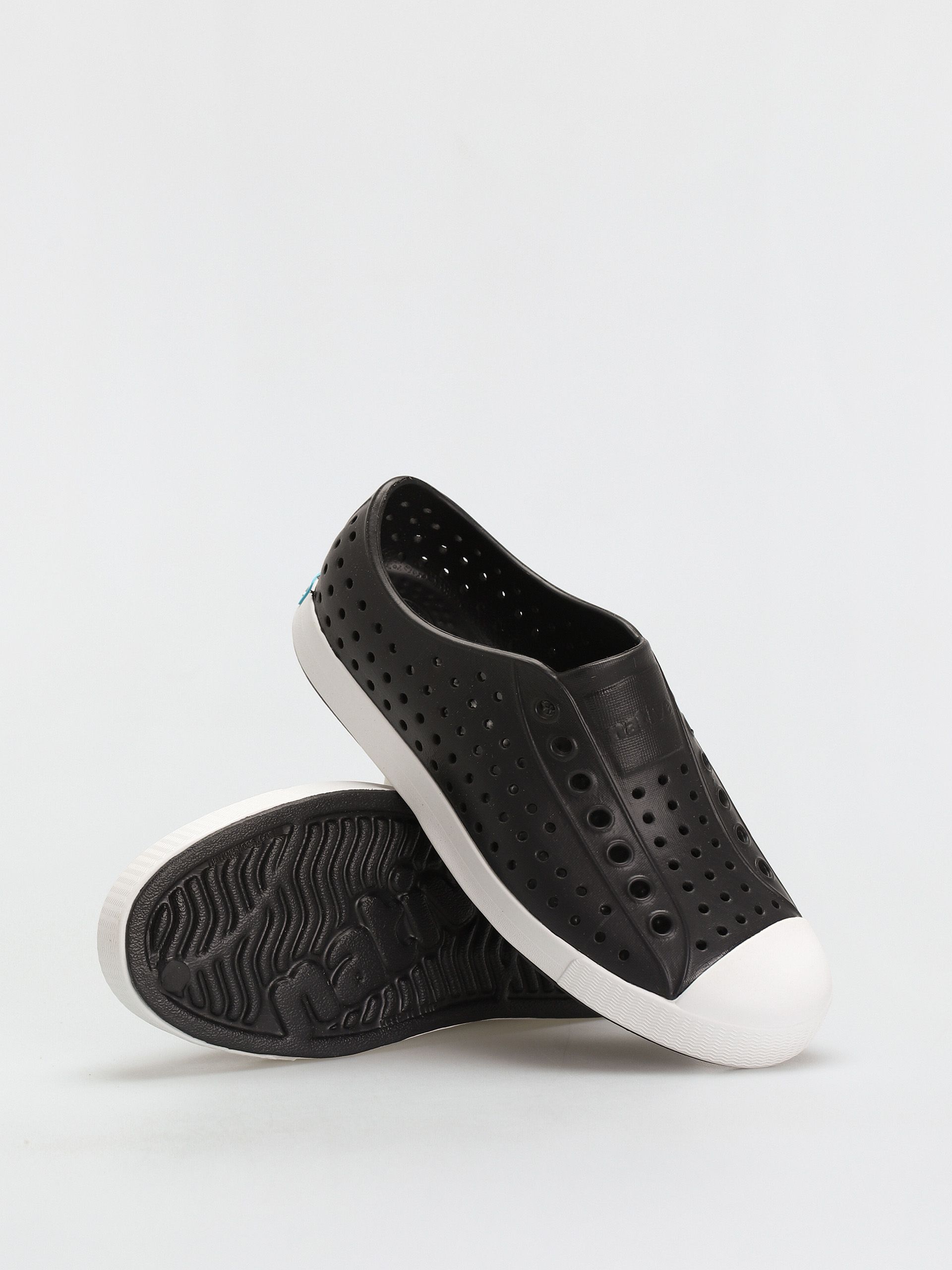 Native Jefferson Cipők (jiffy black/shell white)