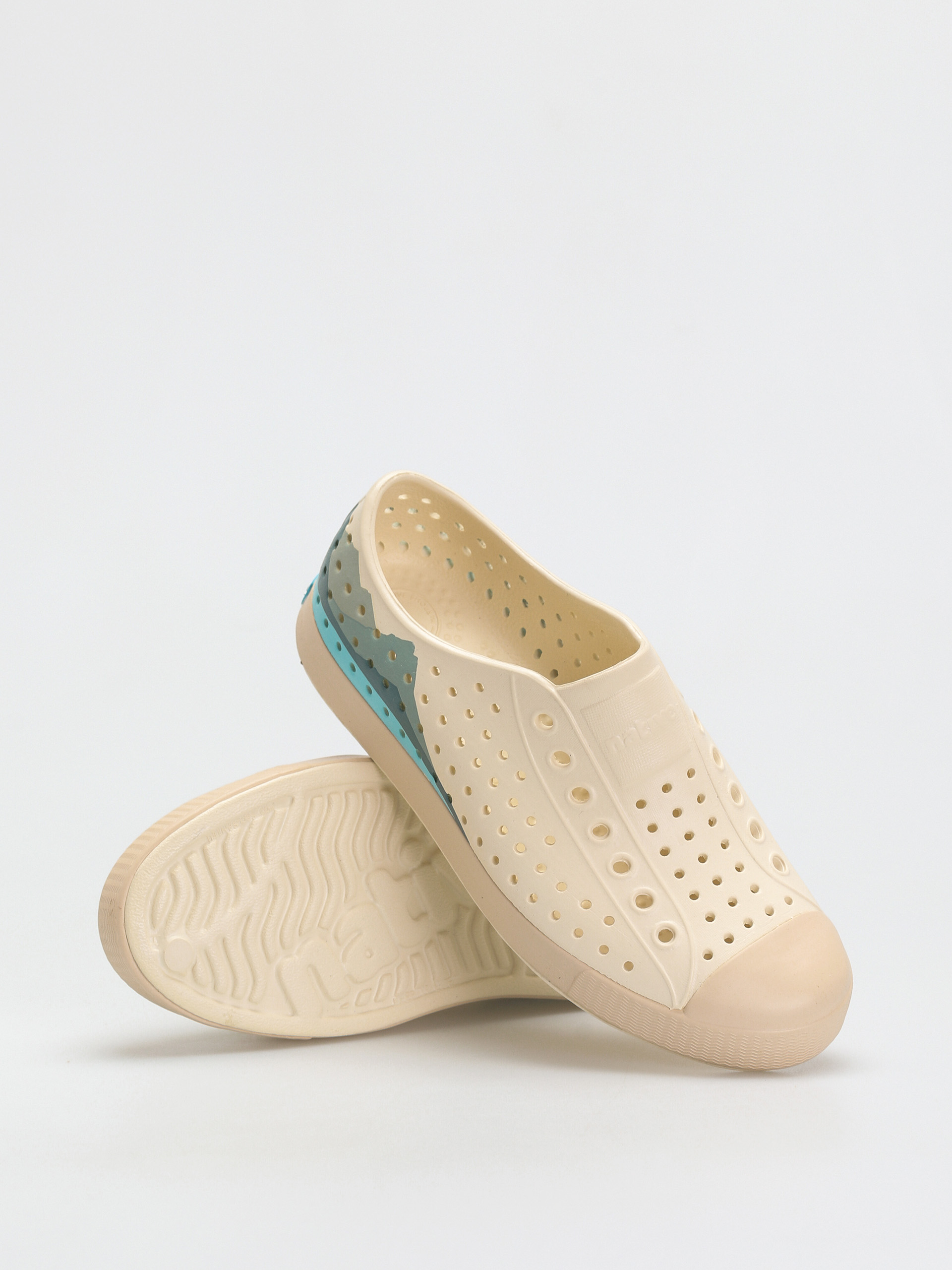 Native Jefferson Block Cipők (bone white/soy beige/folio mountain block)