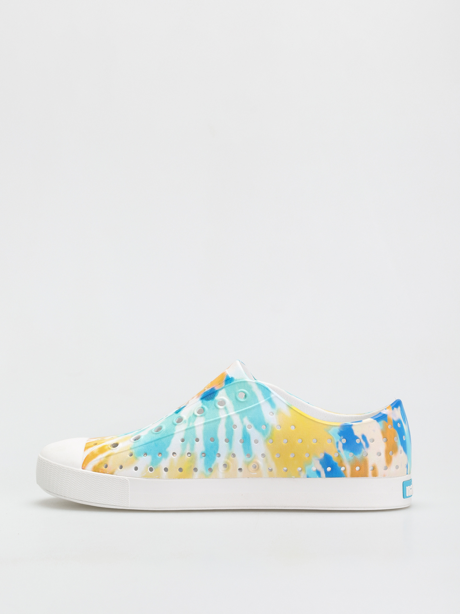 Native Jefferson Print Cipők (shell white/shell white/orange tie dye)