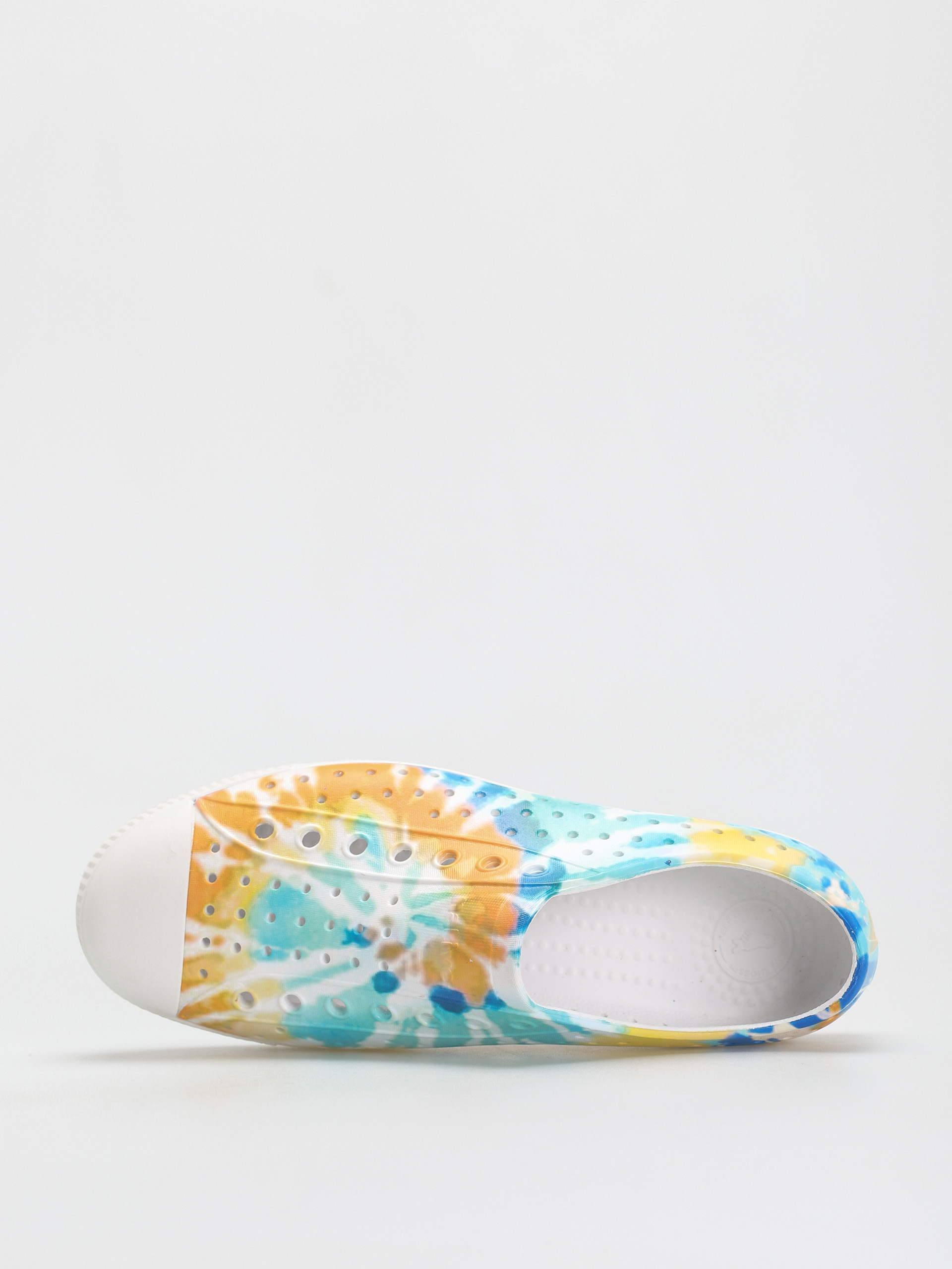 Native Jefferson Print Cipők (shell white/shell white/orange tie dye)