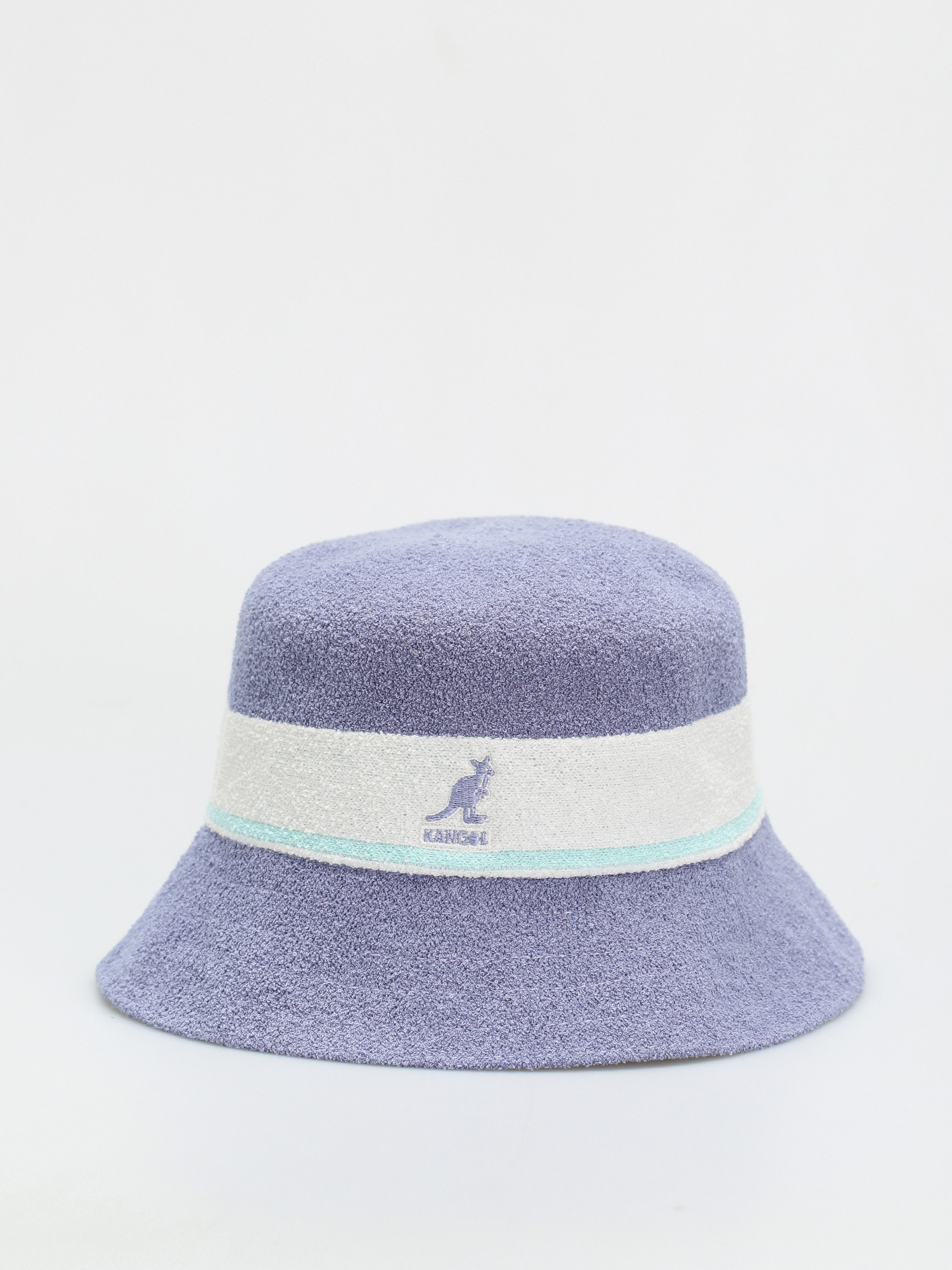 Kangol Bermuda Stripe Bucket Kalap (iced lilac)