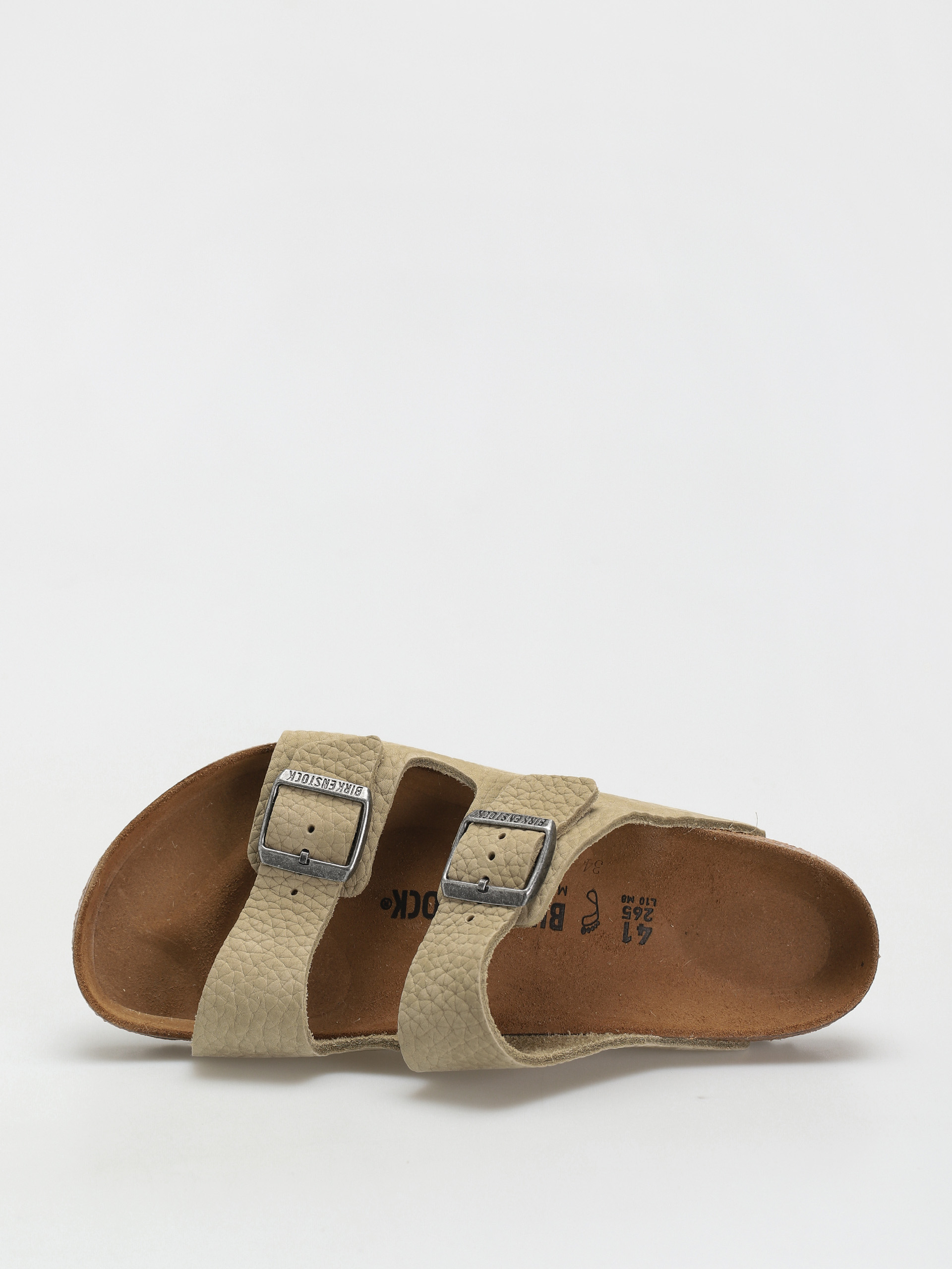 Birkenstock Arizona Regular Flip-flop papucsok (faded khaki nubuck leather)