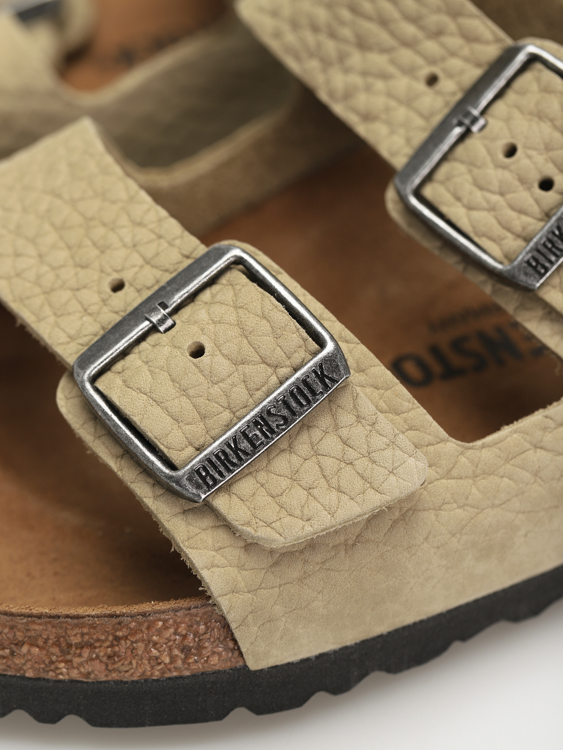 Birkenstock Arizona Regular Flip-flop papucsok (faded khaki nubuck leather)