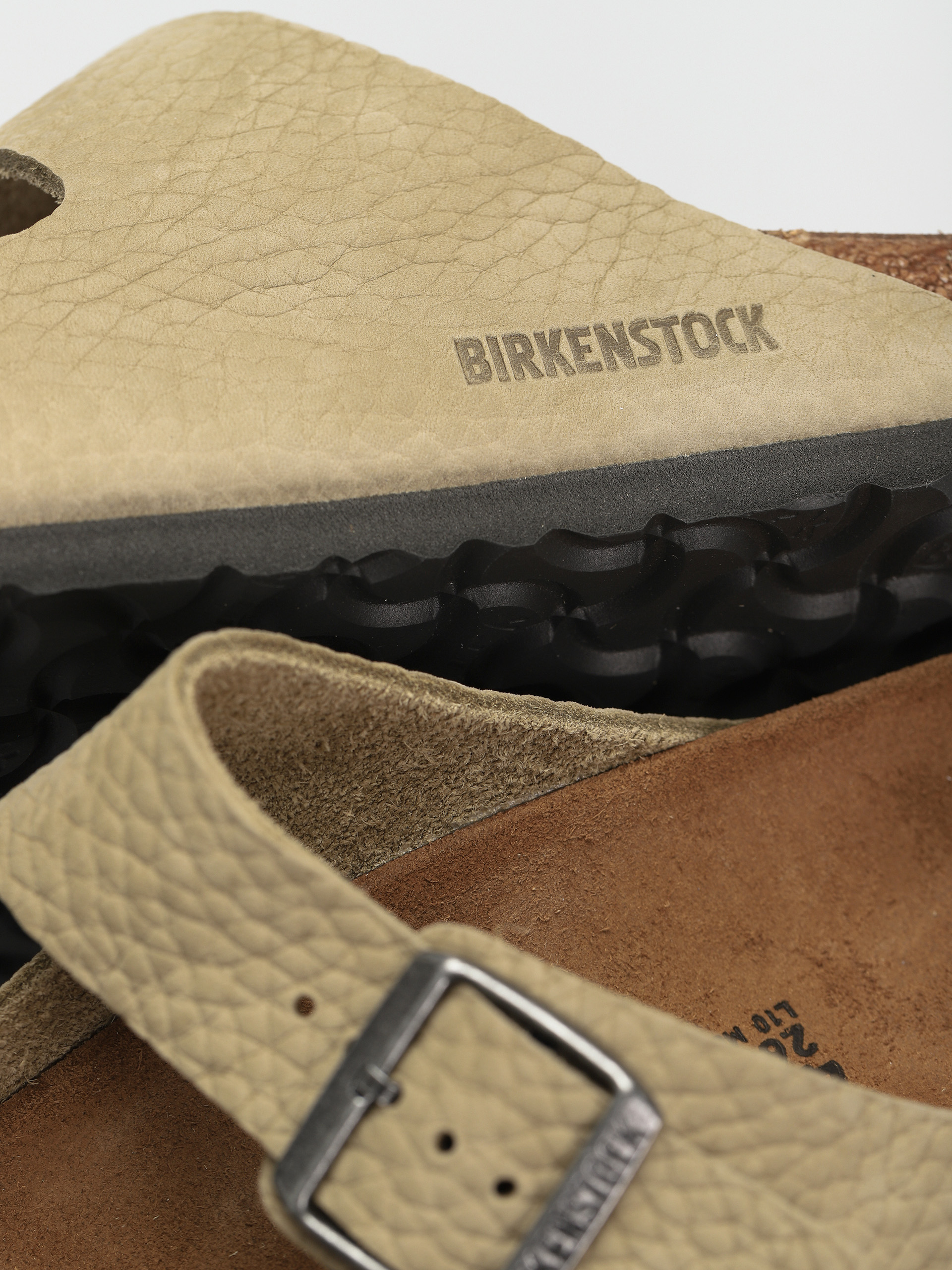 Birkenstock Arizona Regular Flip-flop papucsok (faded khaki nubuck leather)
