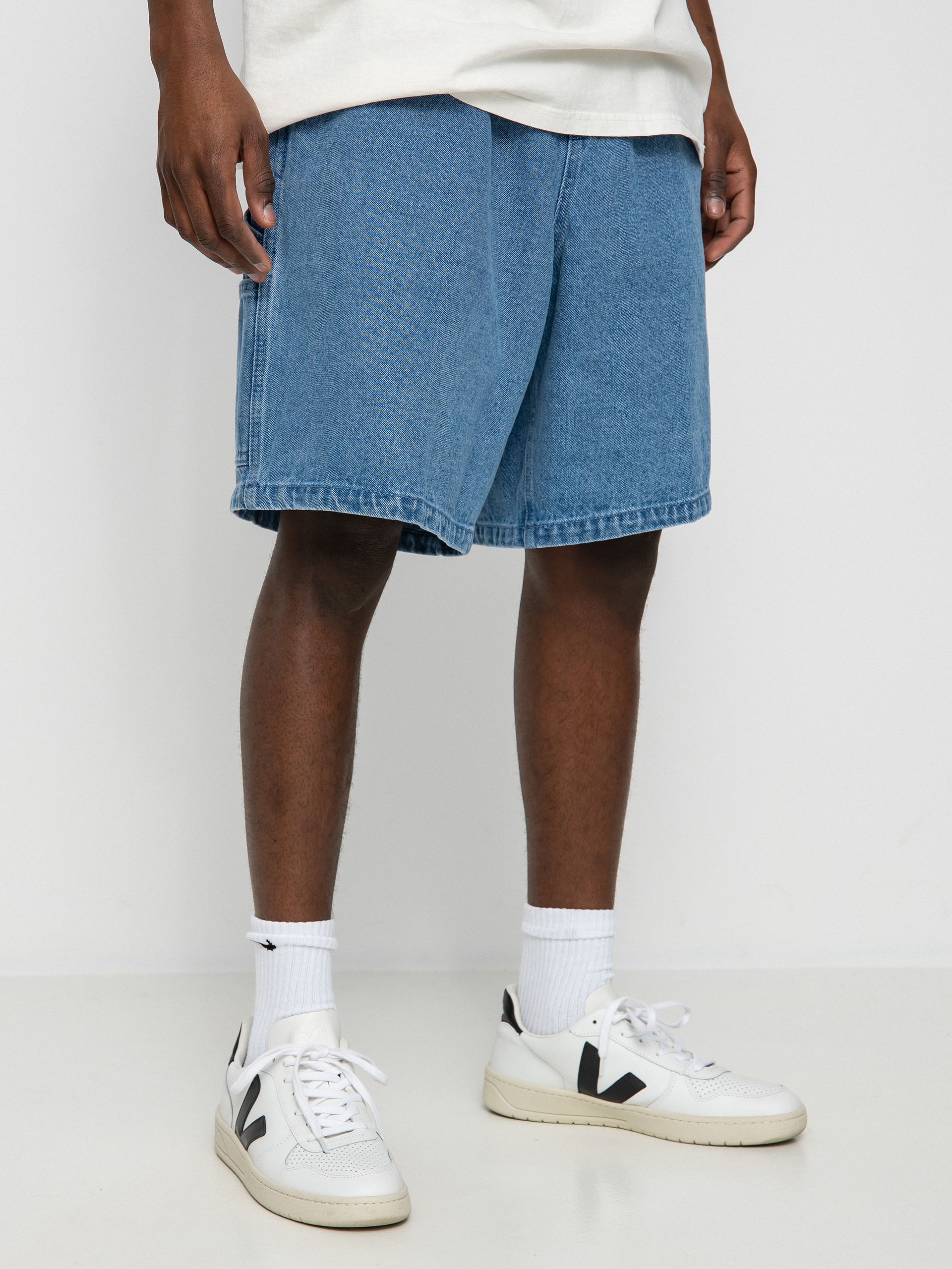 OBEY Easy Denim Carpenter Rövidnadrág (light indigo)