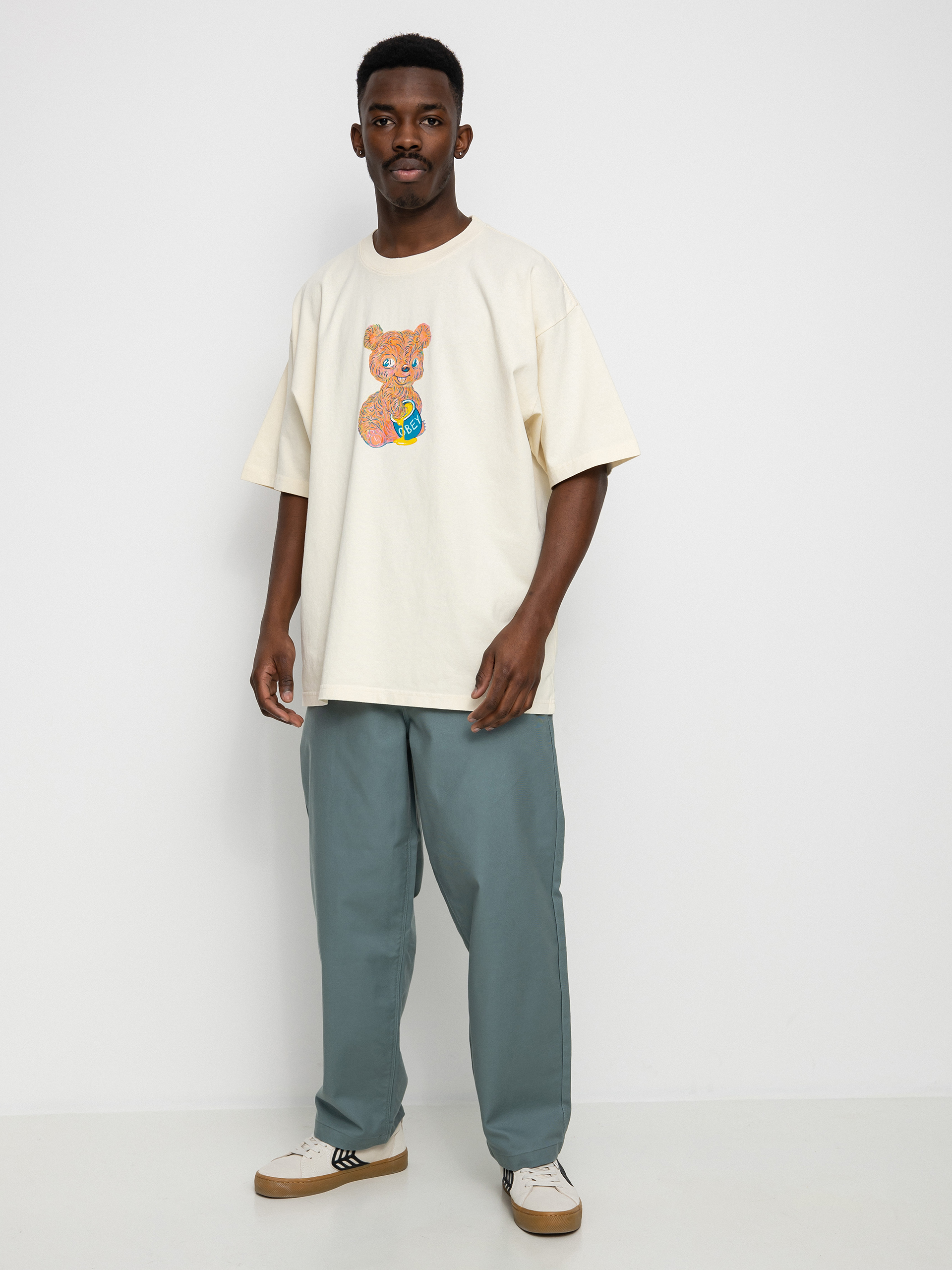 OBEY Honey Bear póló (sago)