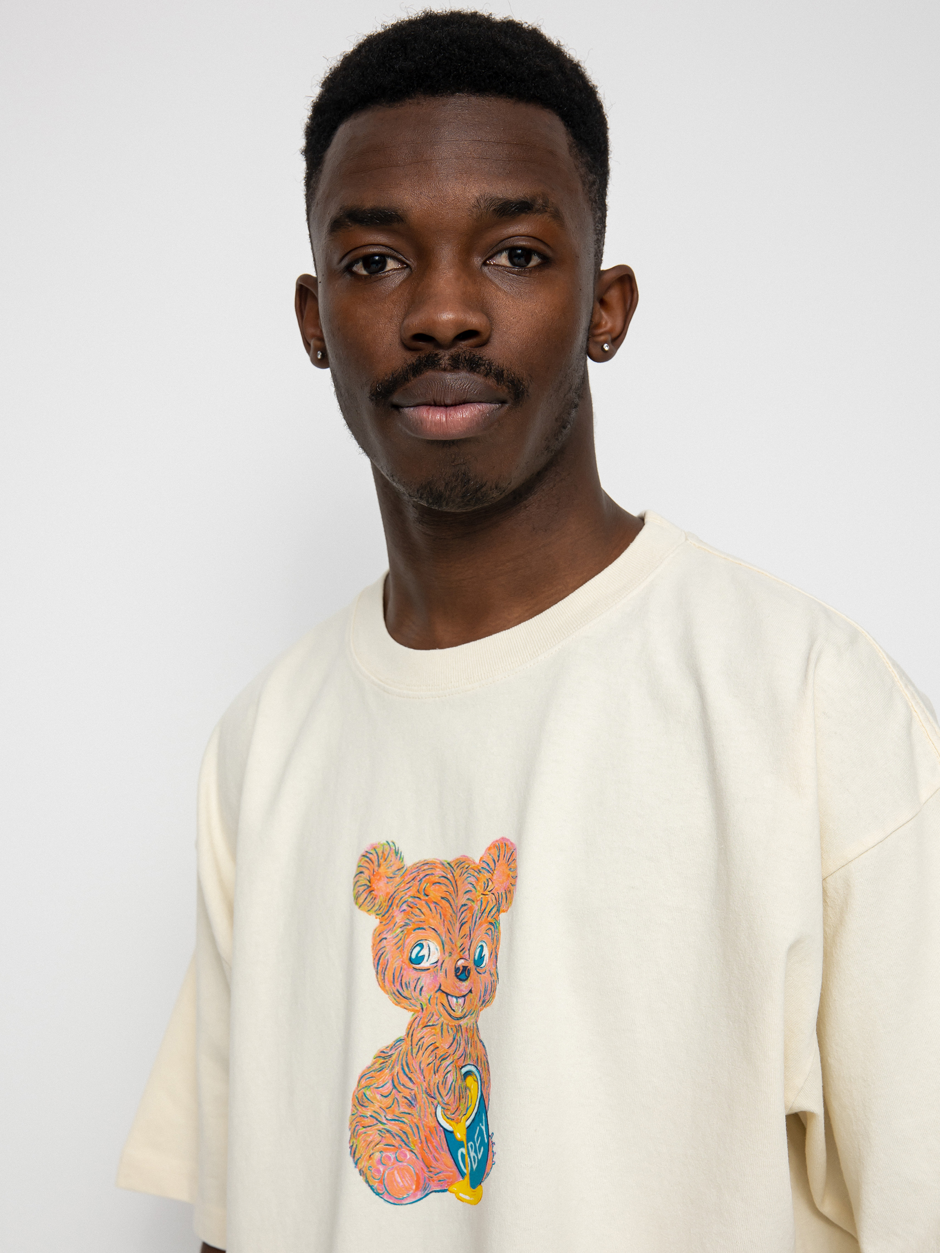OBEY Honey Bear póló (sago)