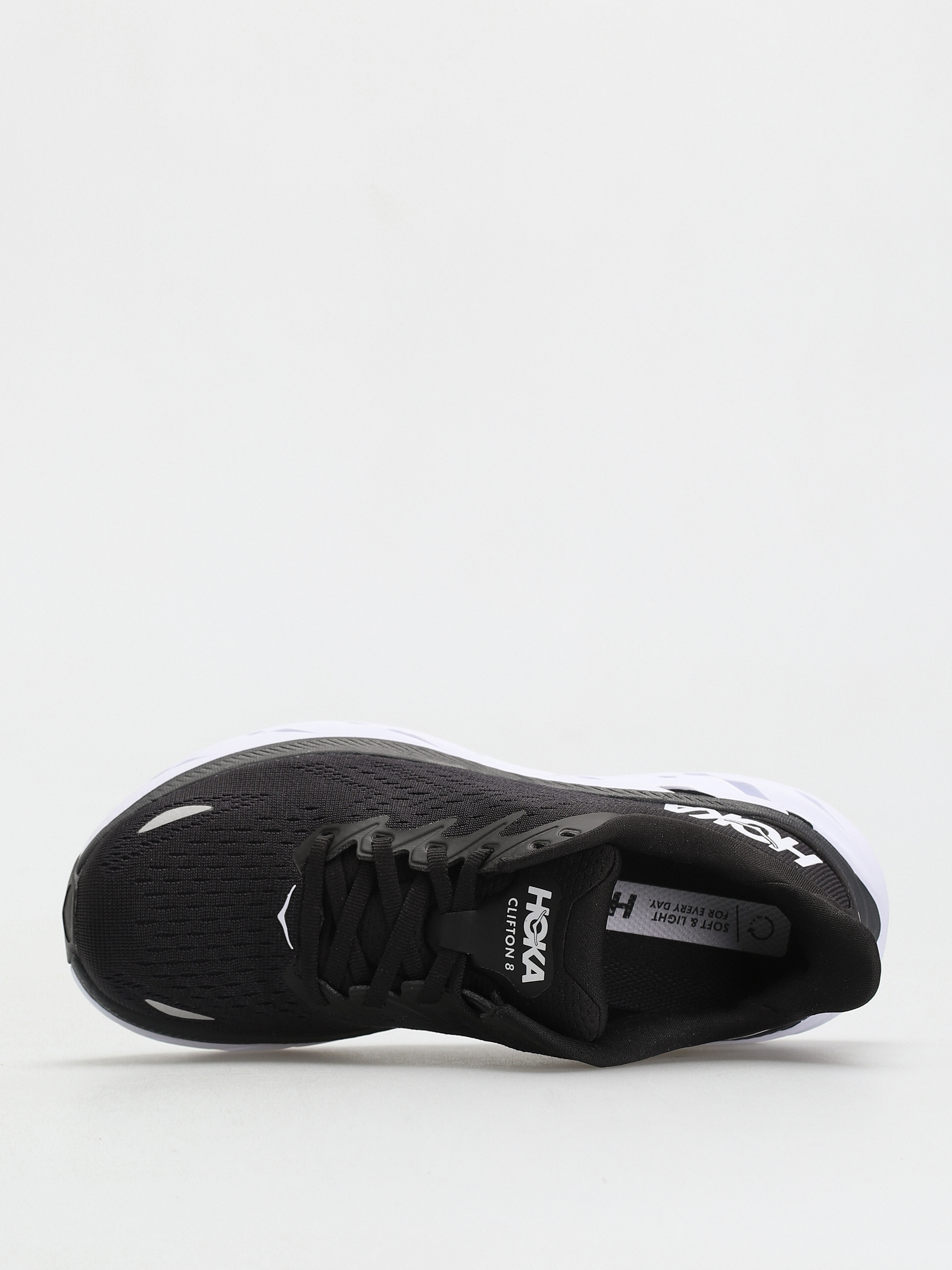 Hoka One One Clifton 8 Cipők Wmn (black/white)