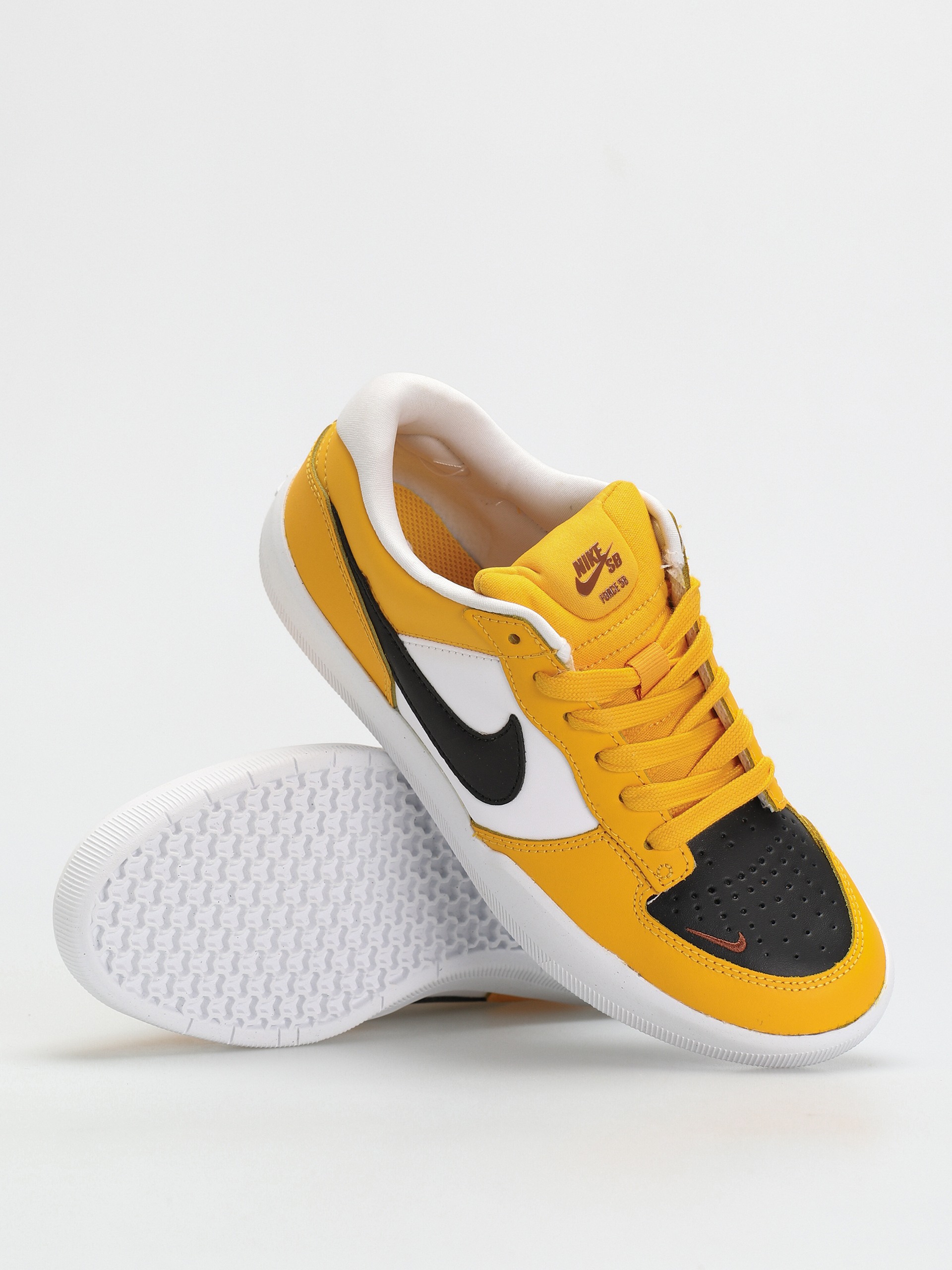 Nike SB Force 58 Premium Cipők (university gold/black white pecan)