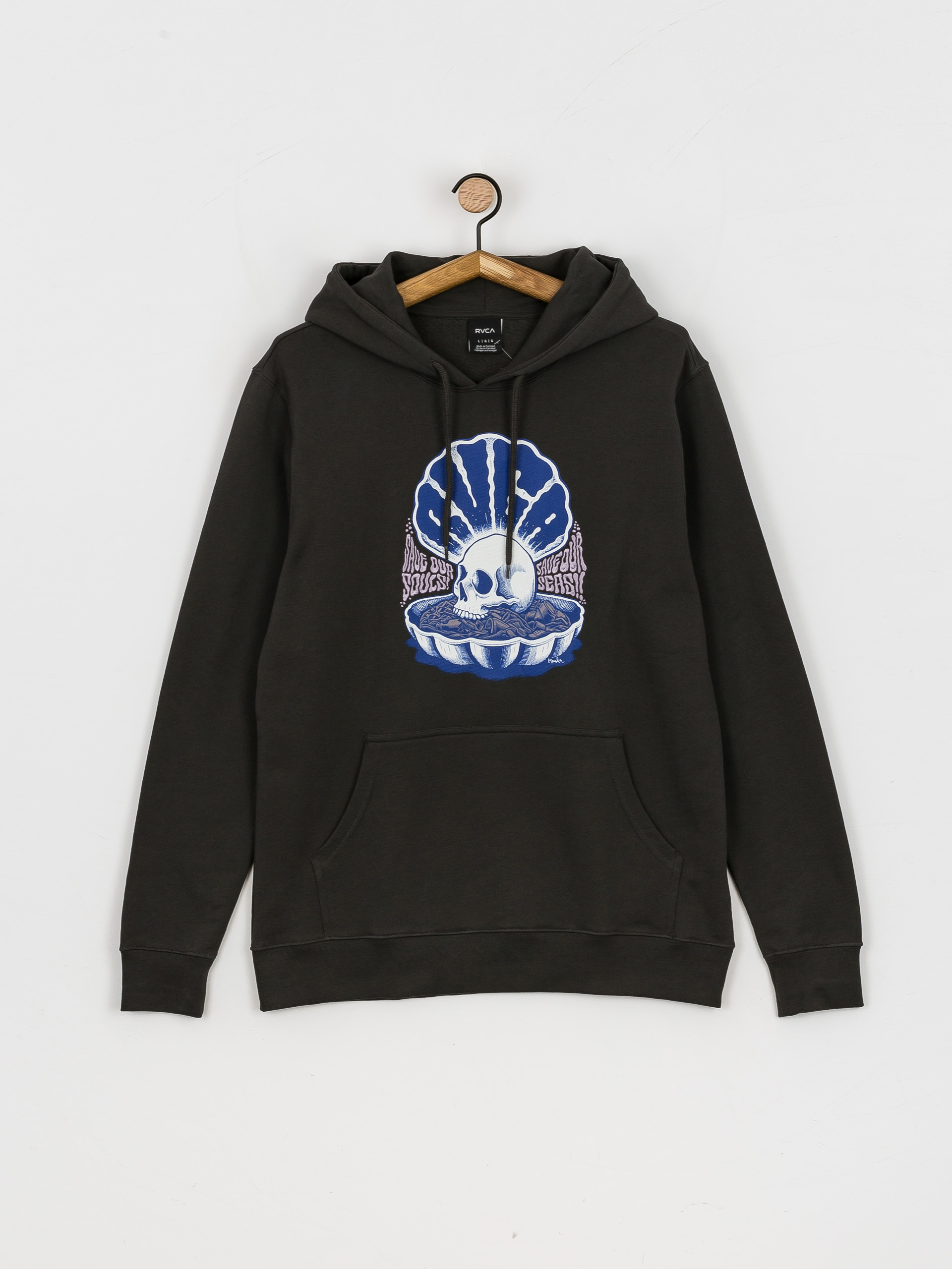 RVCA Save Our Soul HD Kapucnis pulóver (pirate black)