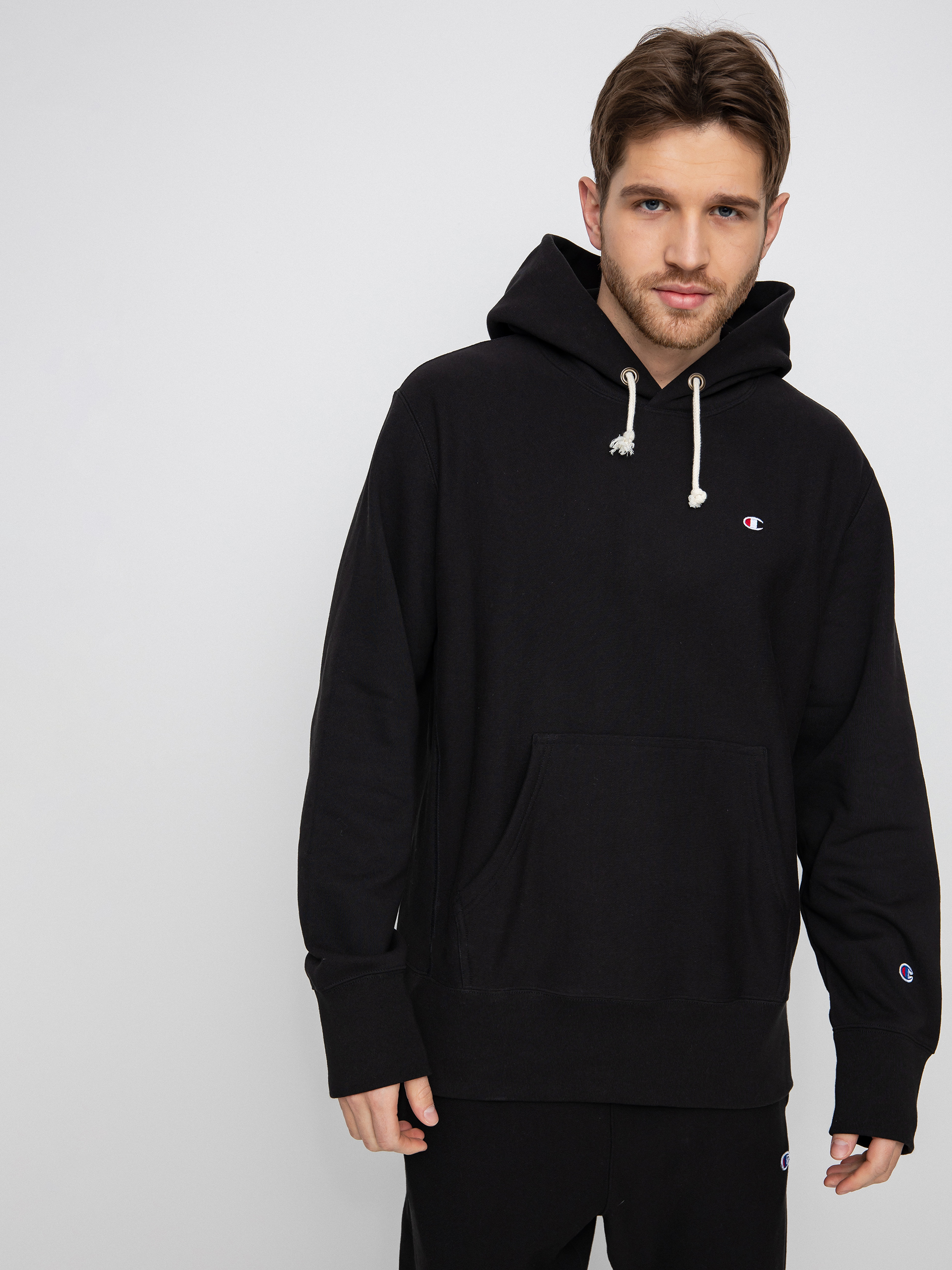 Champion Hooded Sweatshirt 217233 HD Kapucnis pulóver (nbk)