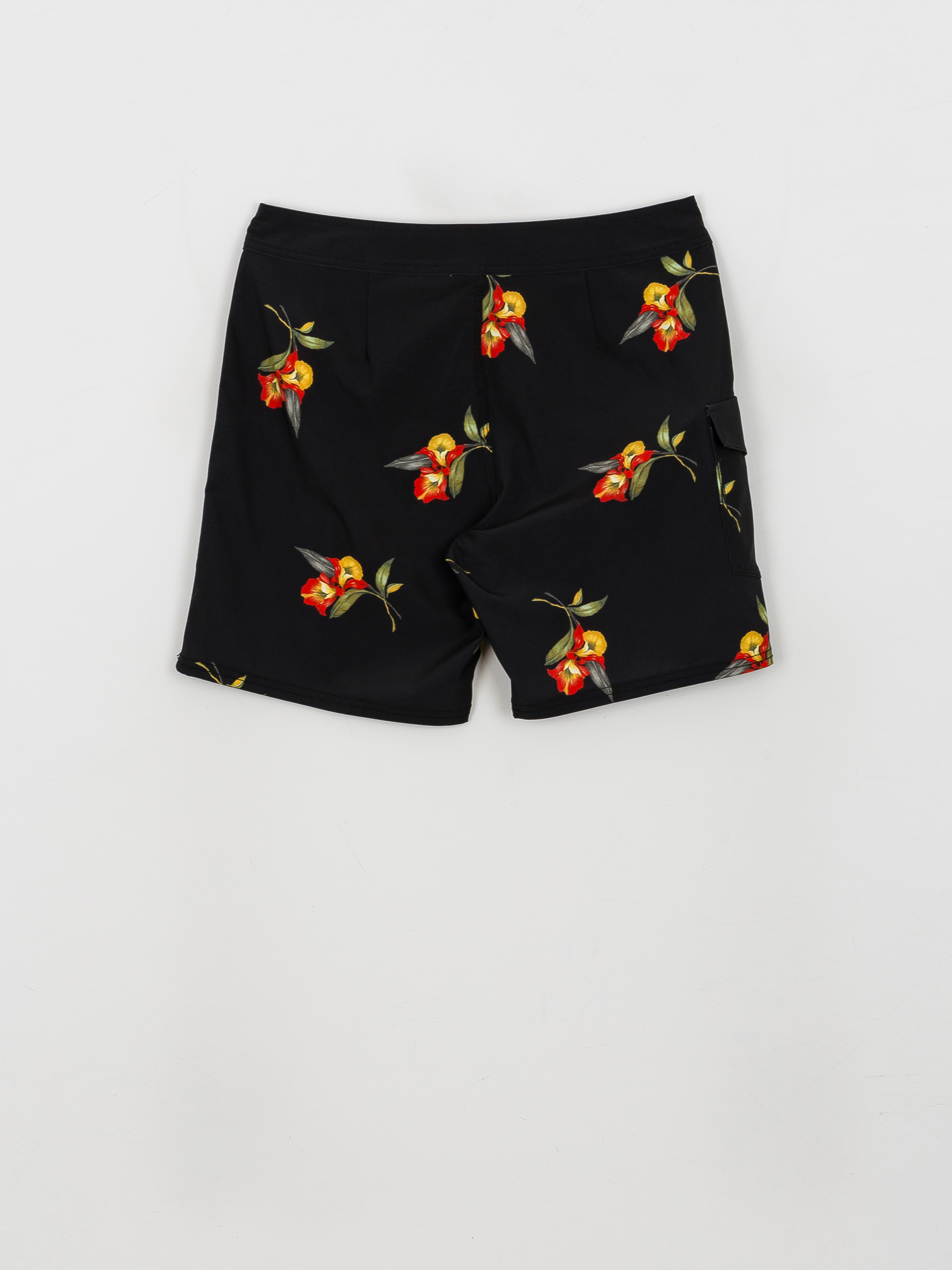 RVCA Restless Trunk Boardshort (black floral)