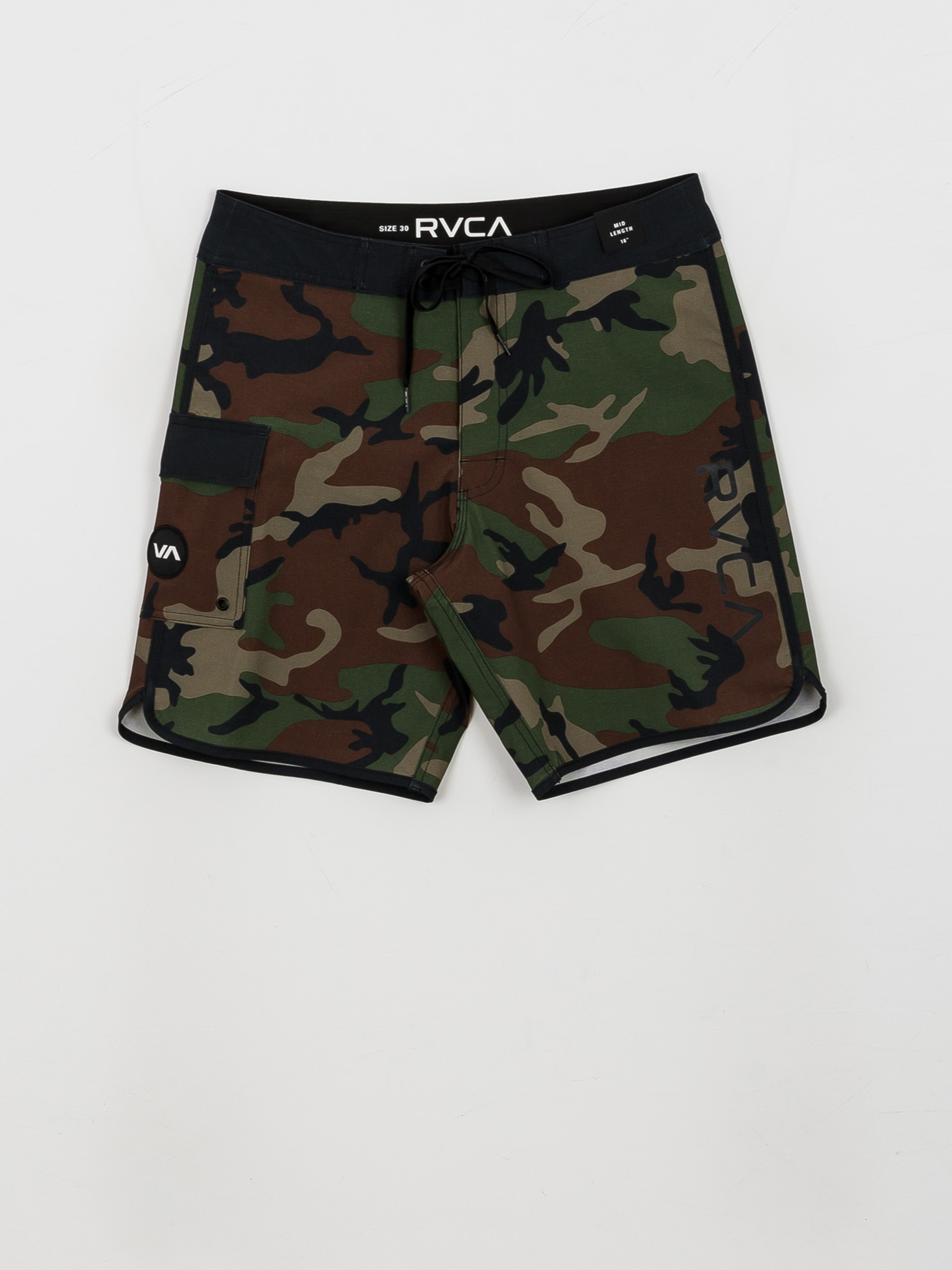 RVCA Eastern Trunk 18 Boardshort (woodland camo)