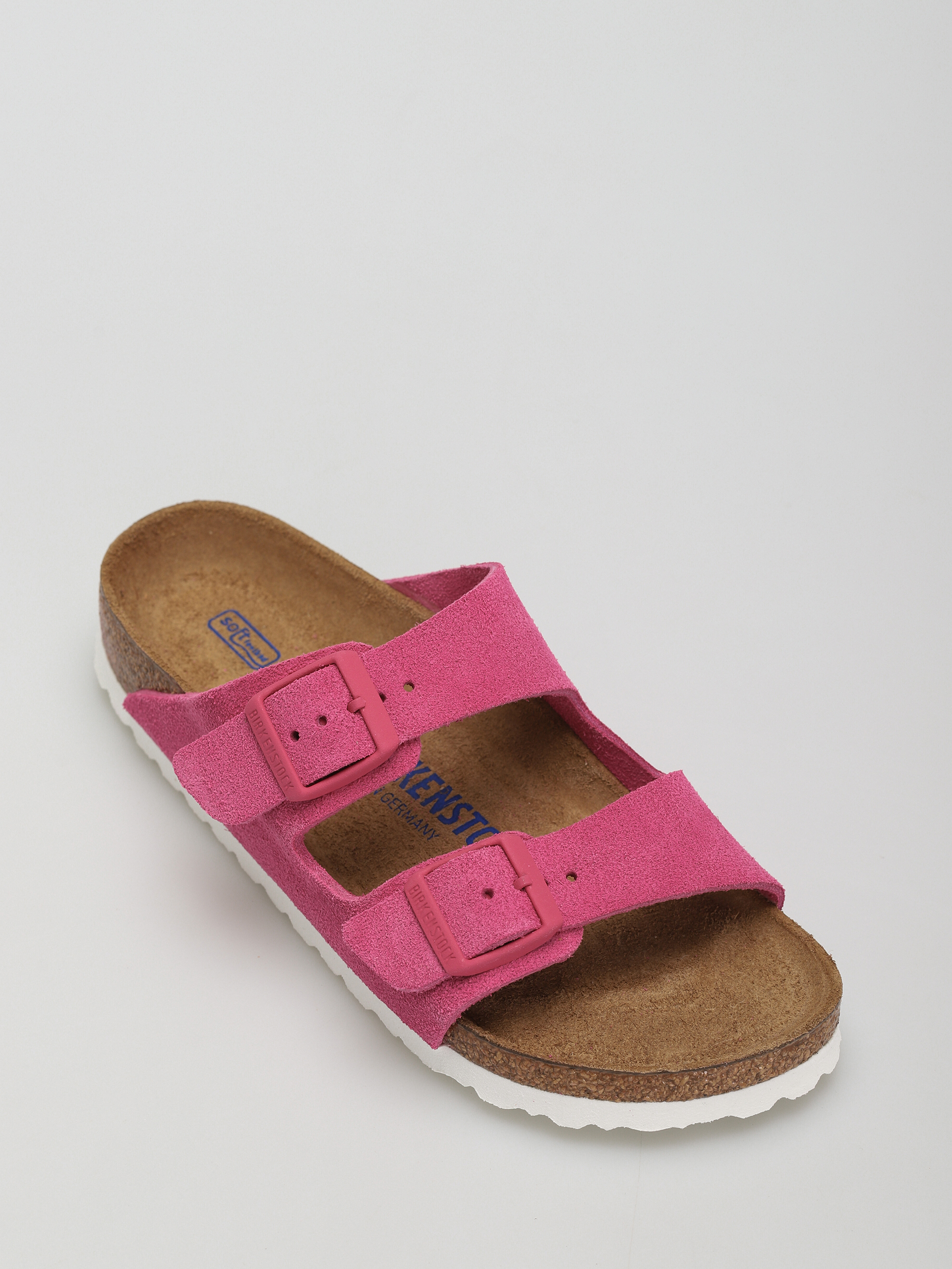 Birkenstock Arizona Sfb Narrow Flip-flop papucsok Wmn (fuchsia tulip suede leather)