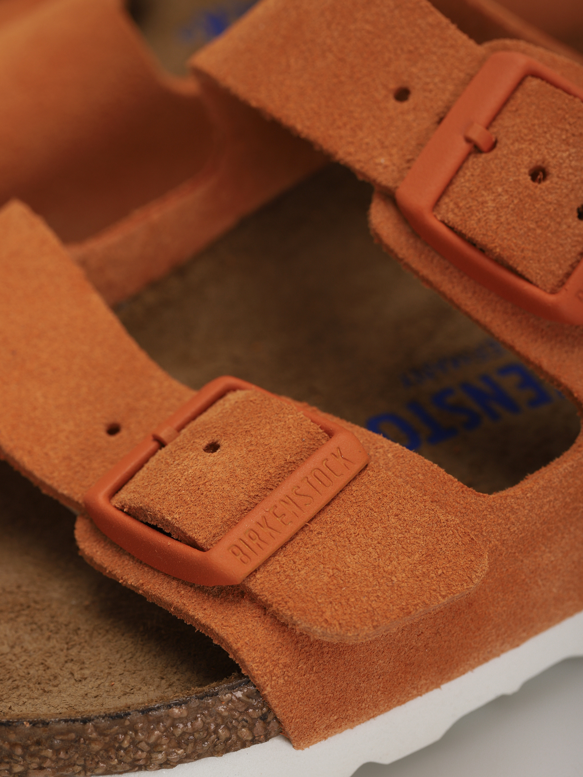 Birkenstock Arizona Sfb Narrow Flip-flop papucsok Wmn (russet orange suede leather)