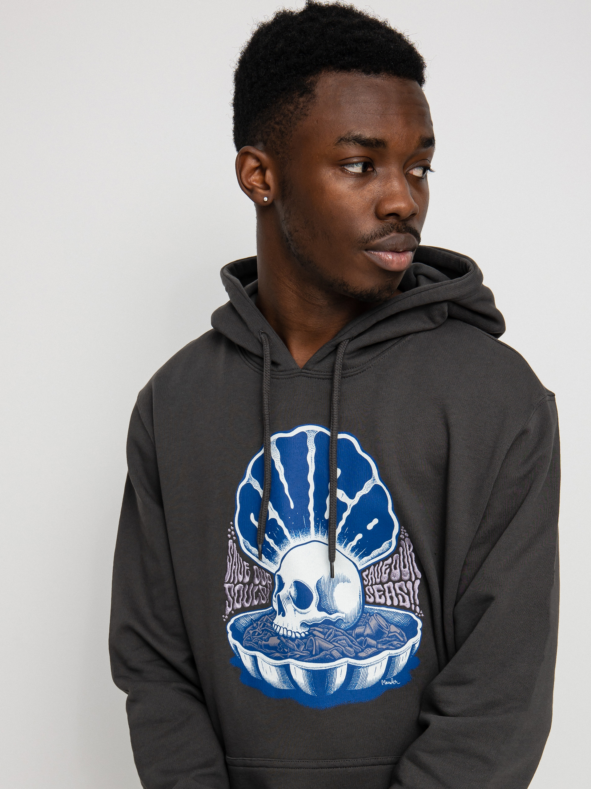 RVCA Save Our Soul HD Kapucnis pulóver (pirate black)