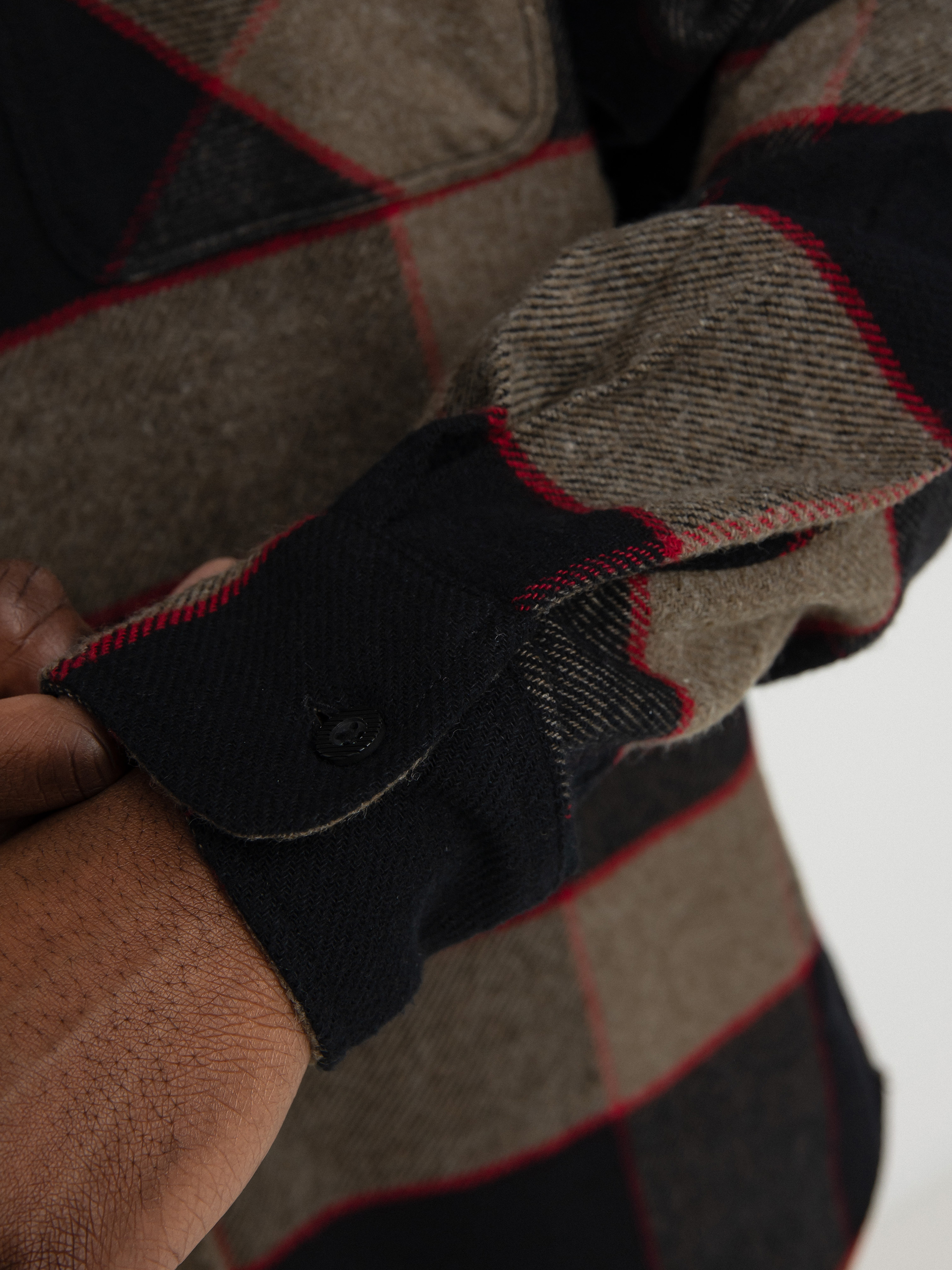 Brixton Ing Bowery Flannel Ls (heather grey/charcoal)