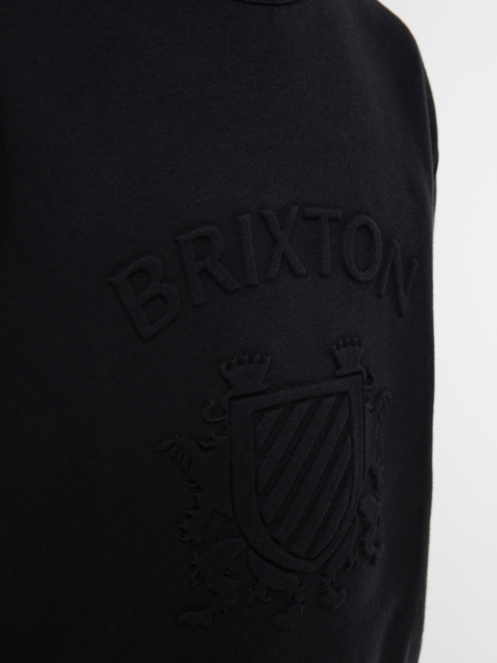 Brixton Lion Crest Crew Pulóver (black)