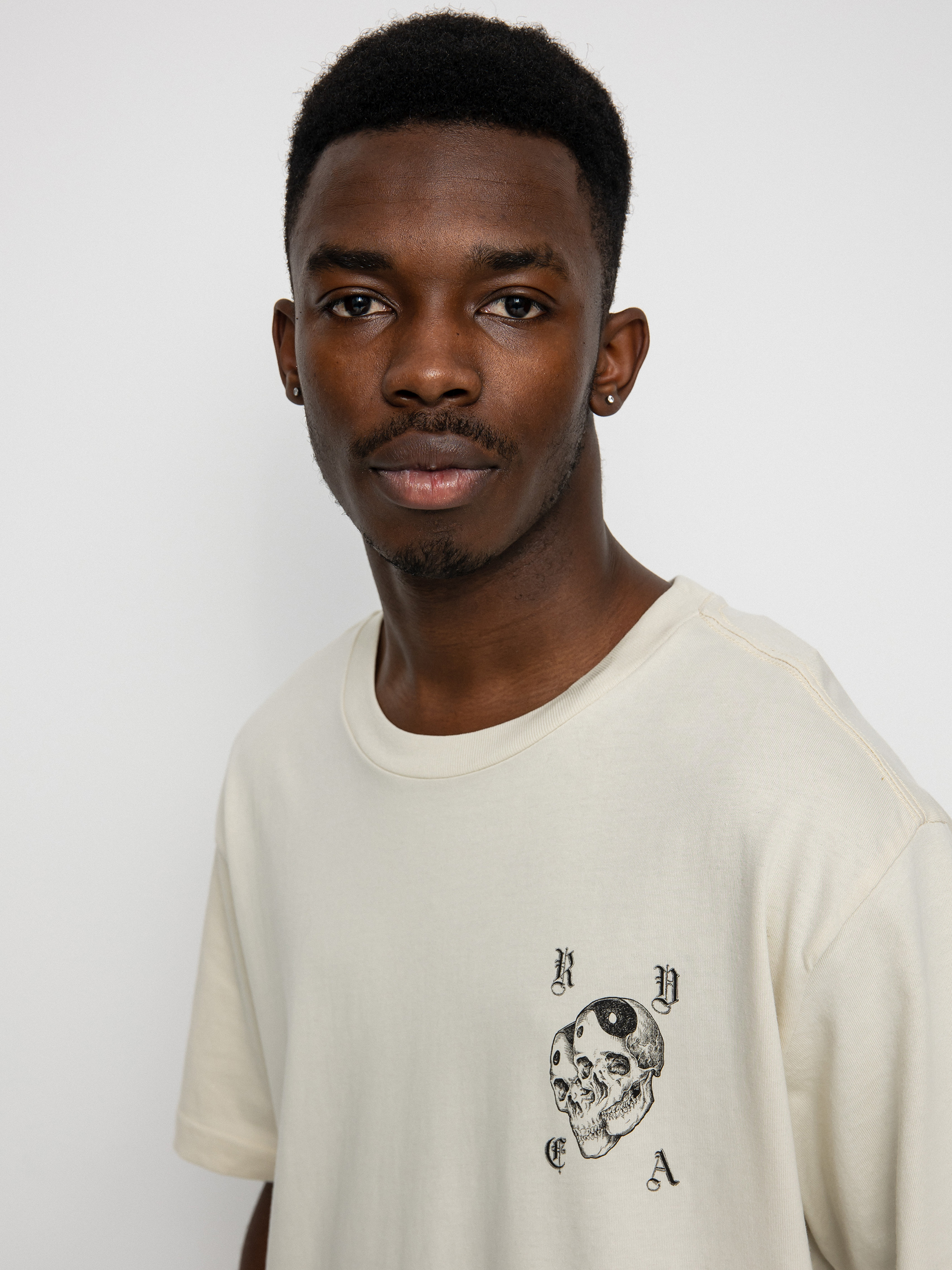 RVCA Cosmic Crew póló (silver bleach)