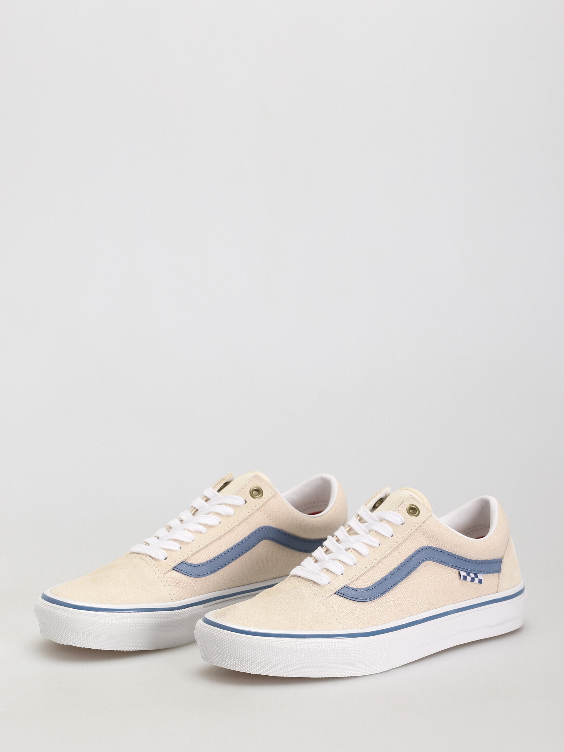 Vans Skate Old Skool Cipők (raw canvas/classic white)