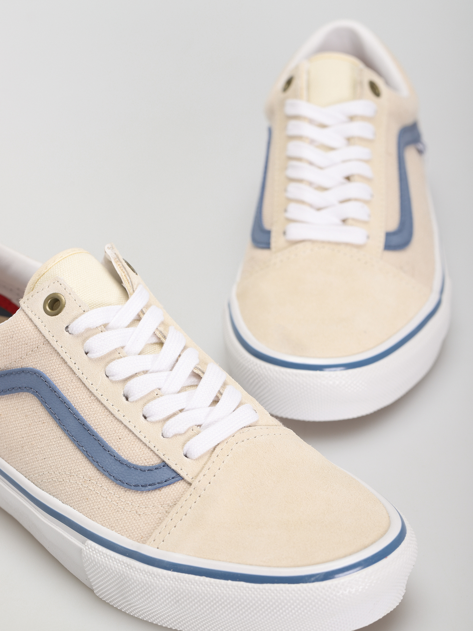 Vans Skate Old Skool Cipők (raw canvas/classic white)