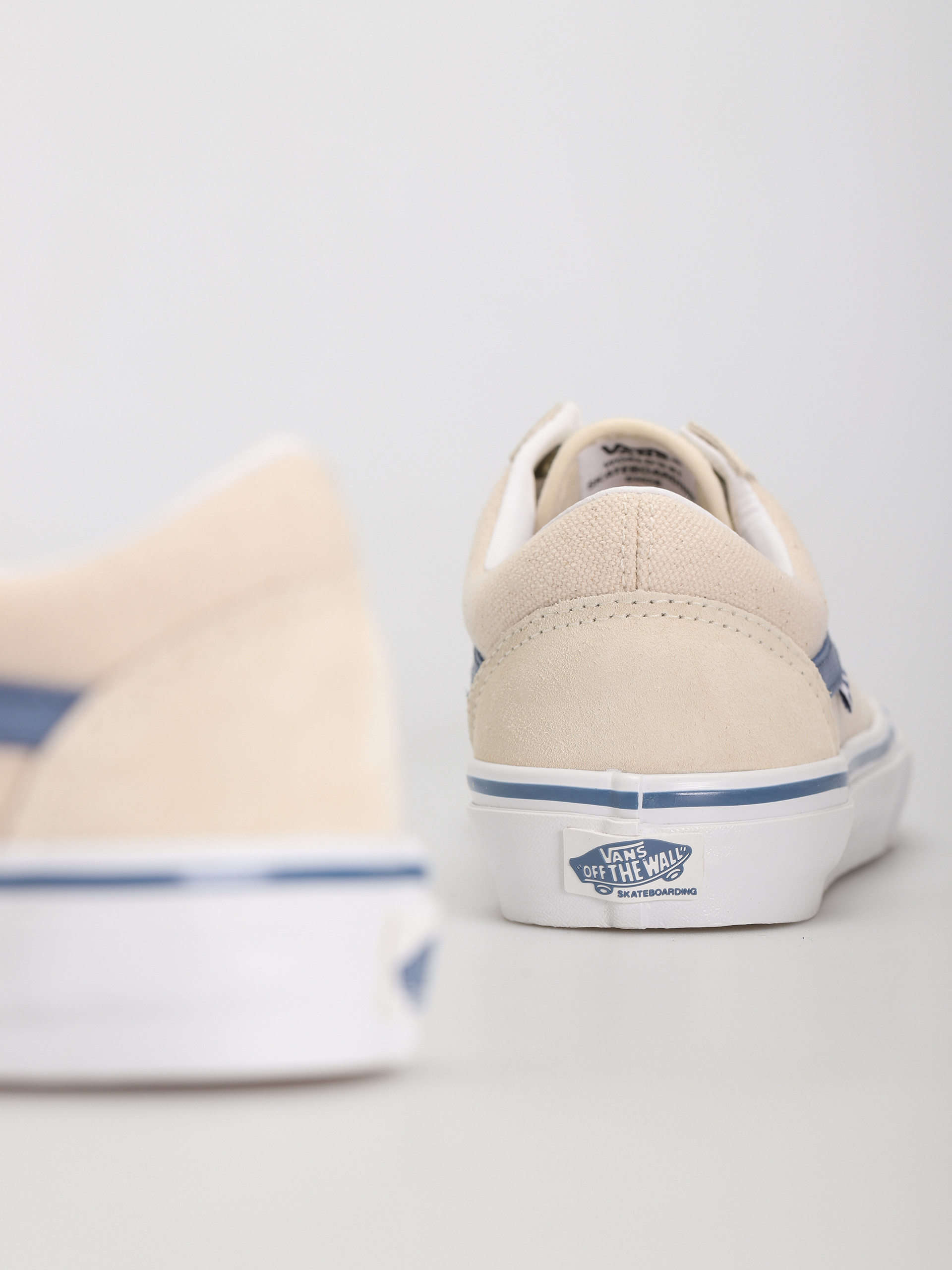 Vans Skate Old Skool Cipők (raw canvas/classic white)