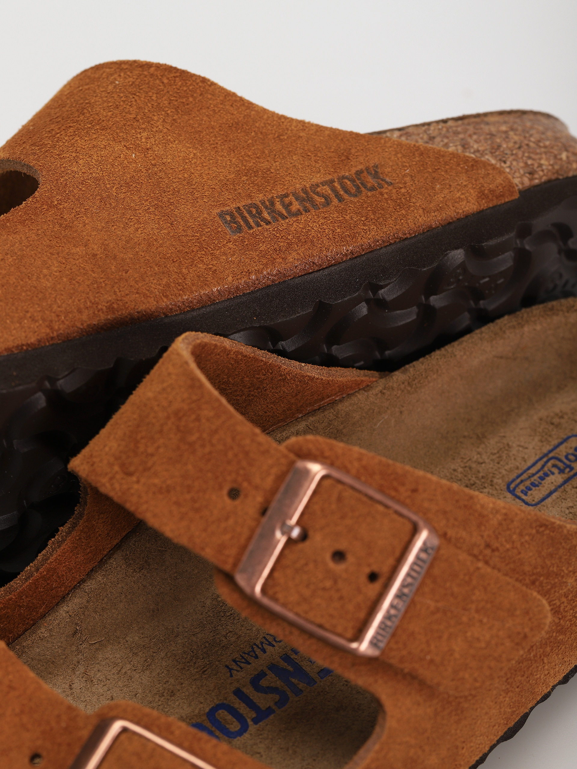 Birkenstock Arizona Sfb Narrow Flip-flop papucsok Wmn (mink suede leather)