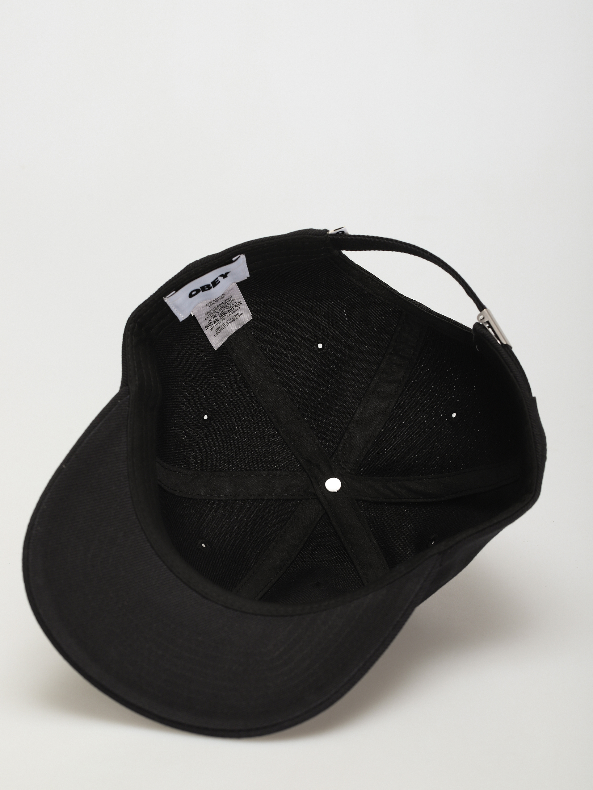 OBEY Bishop 6 Panel Baseball sapka (black)
