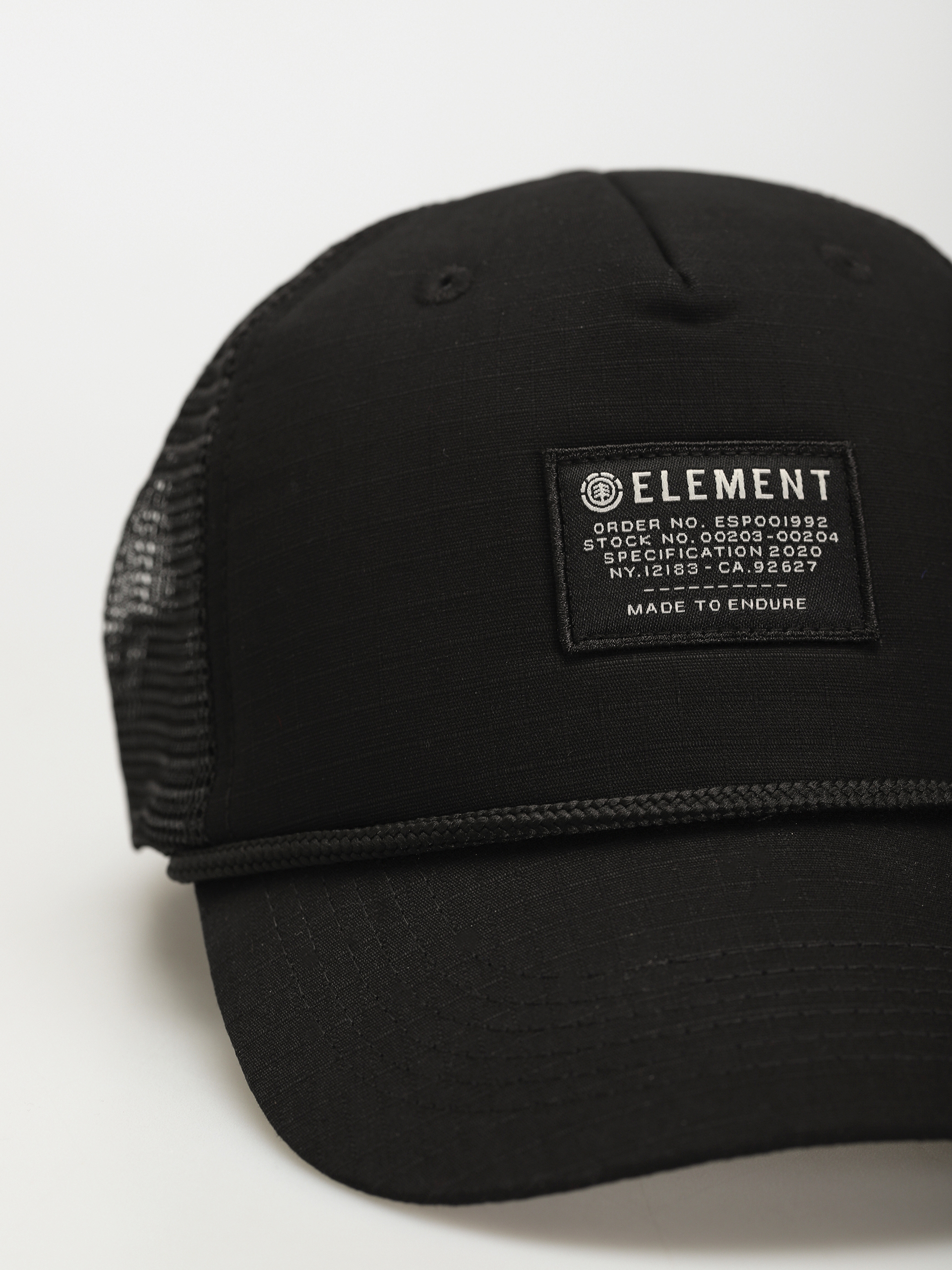 Element Recruit Baseball sapka (flint black)