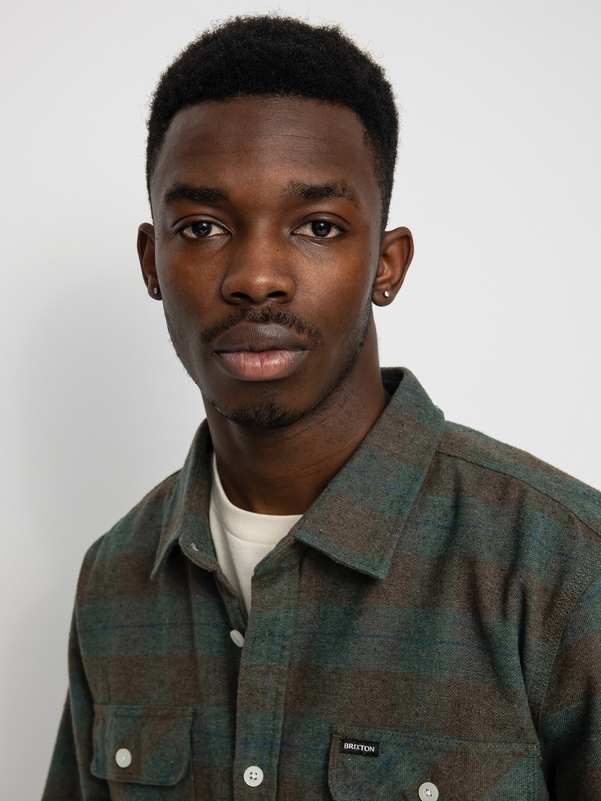 Brixton Bowery Flannel Ls Ing (ocean)