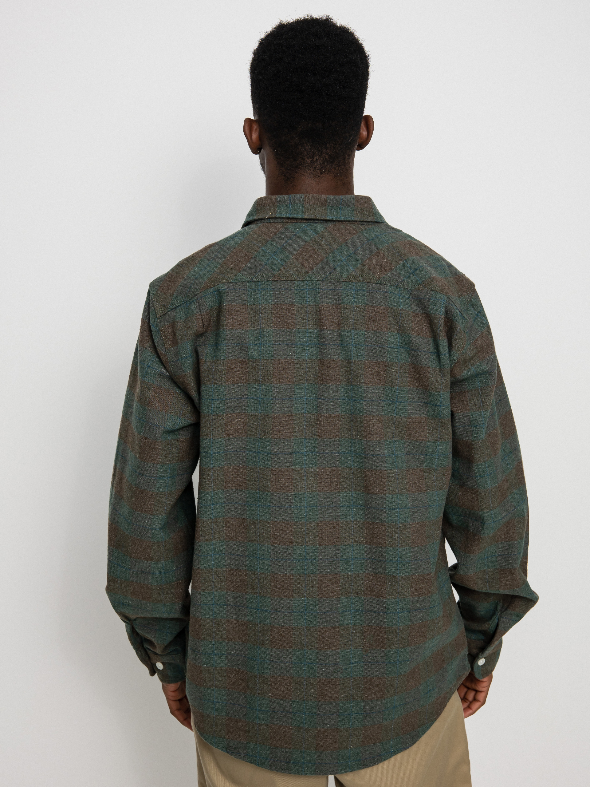 Brixton Bowery Flannel Ls Ing (ocean)