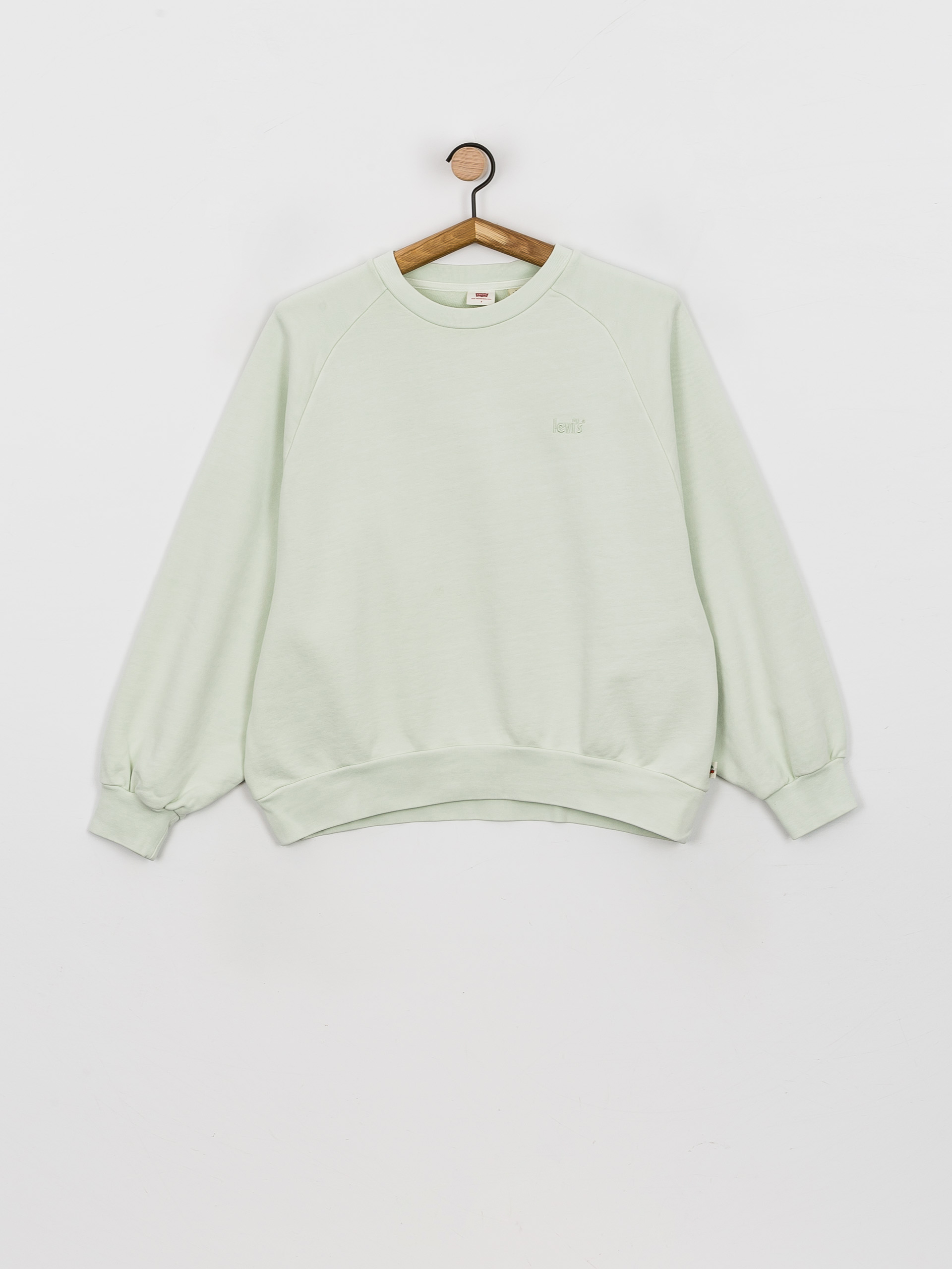 Levi's® Snack Natural Dye Pulóver Wmn (saturated lime)