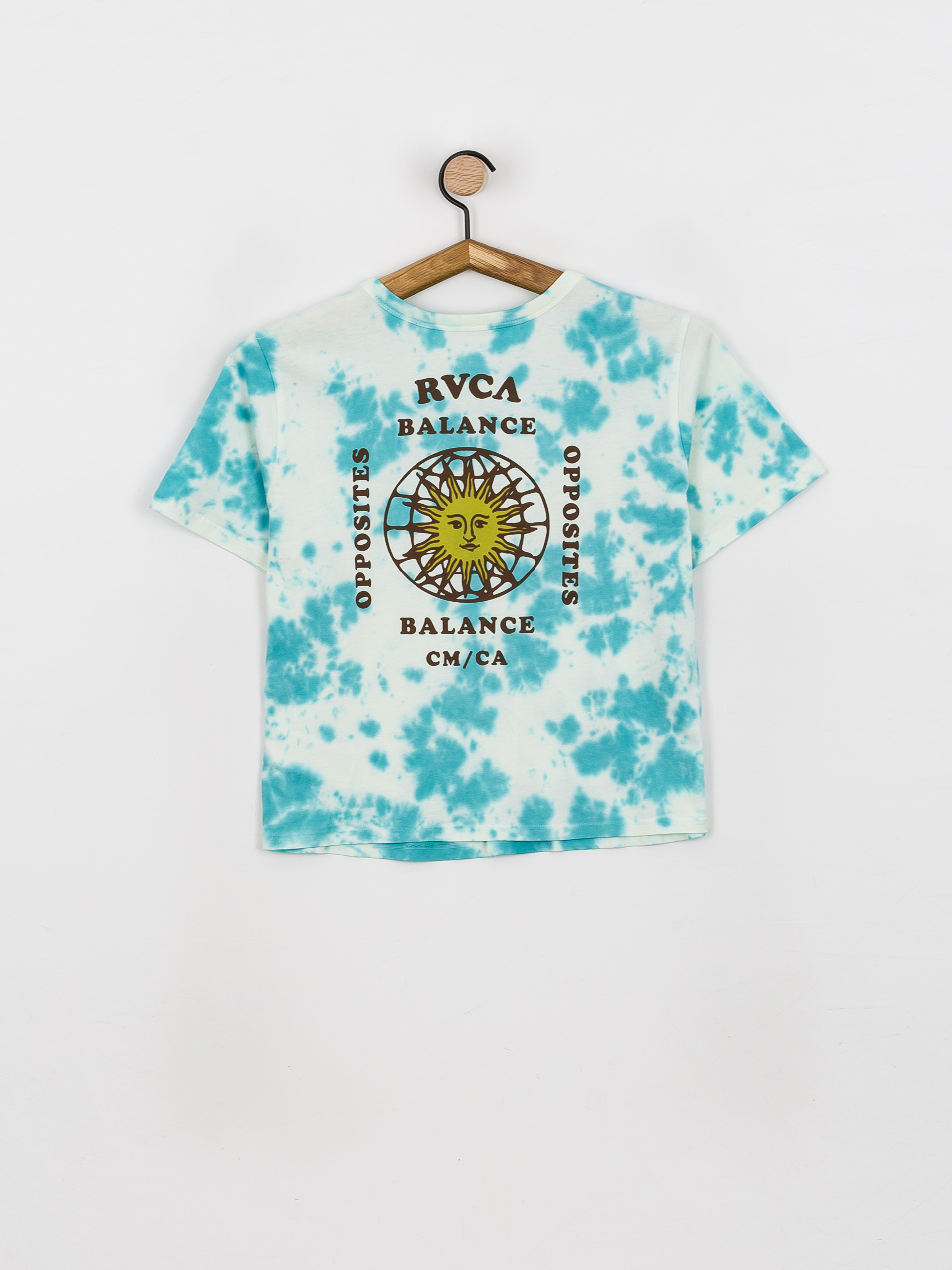 RVCA West Póló Wmn (blue tie dye)