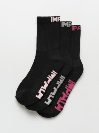 Impala Everyday Sock 3Pk Zokni Wmn (black)