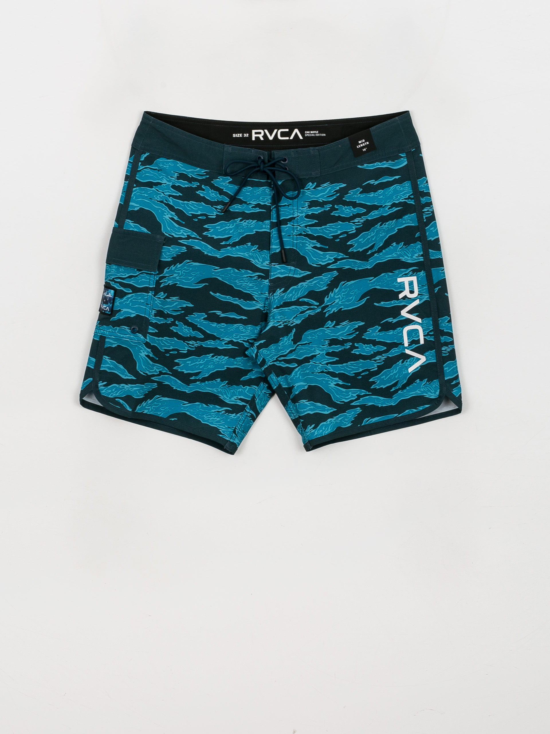 RVCA Zak Noyle Eastern Trunk Boardshort (blue camo)