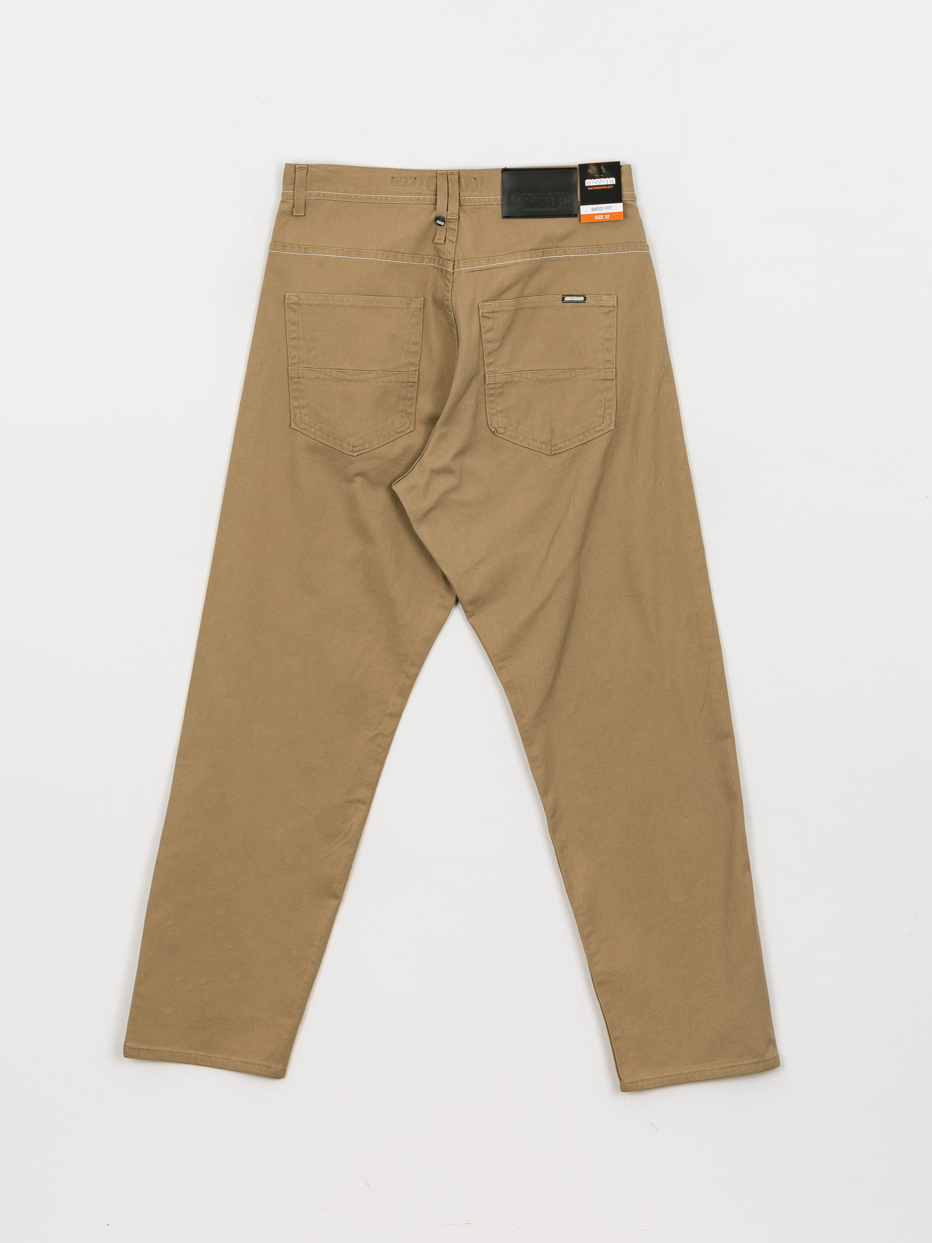 MassDnm Slang Baggy Fit Kisnadrág (beige)