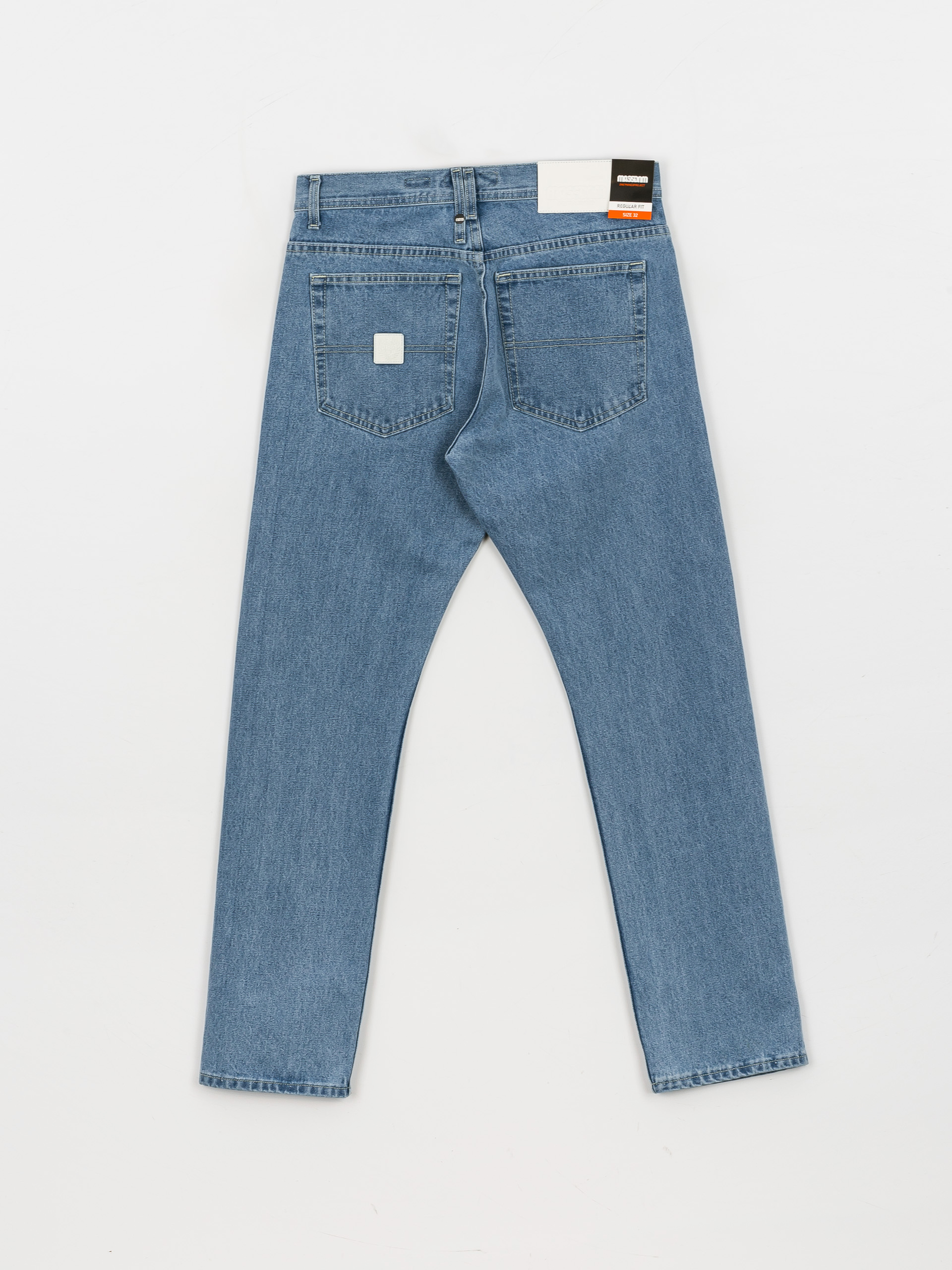 MassDnm Base Jeans Regular Fit Kisnadrág (light blue)