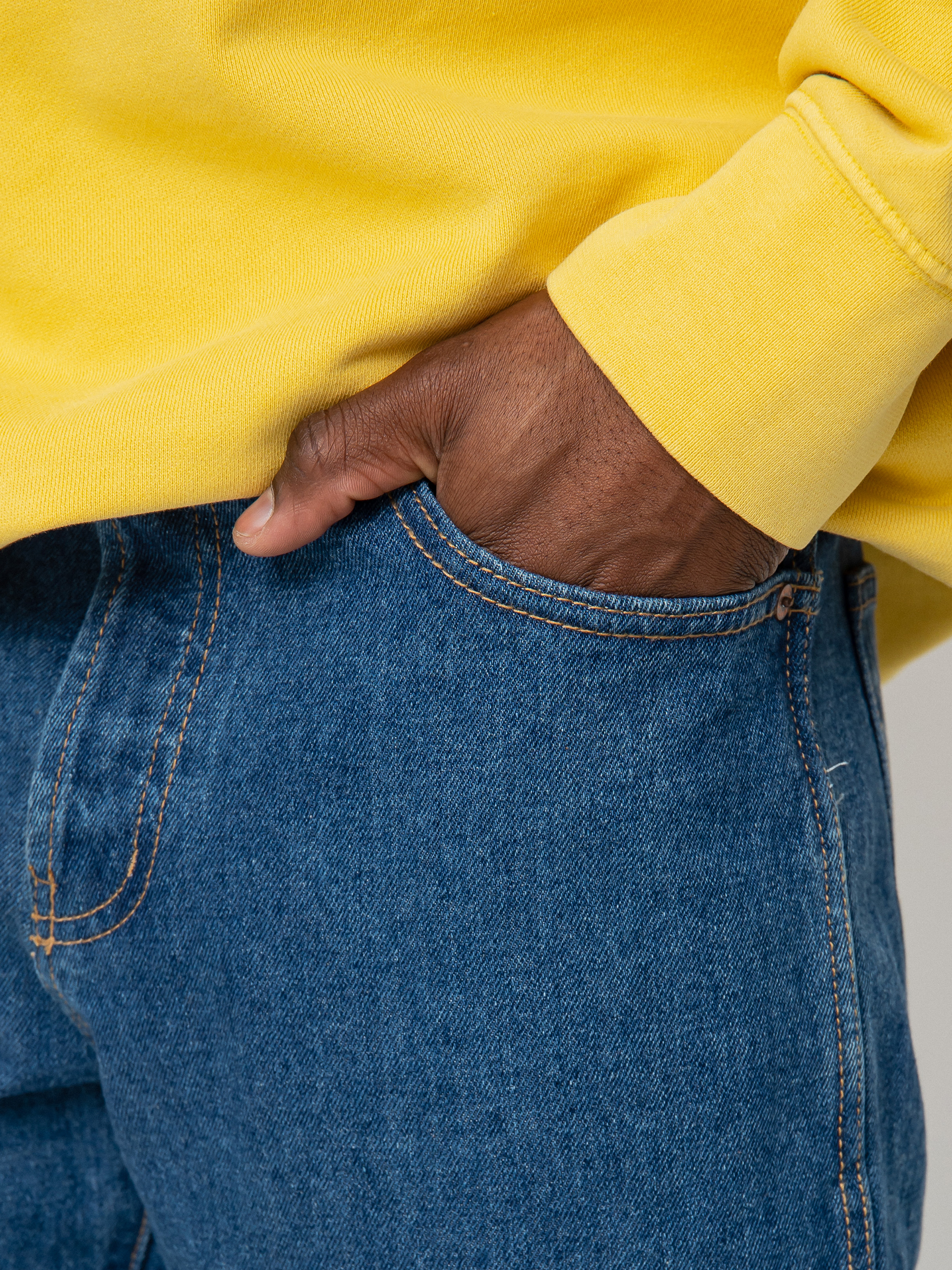 RVCA Americana Denim Kisnadrág (blue collar)