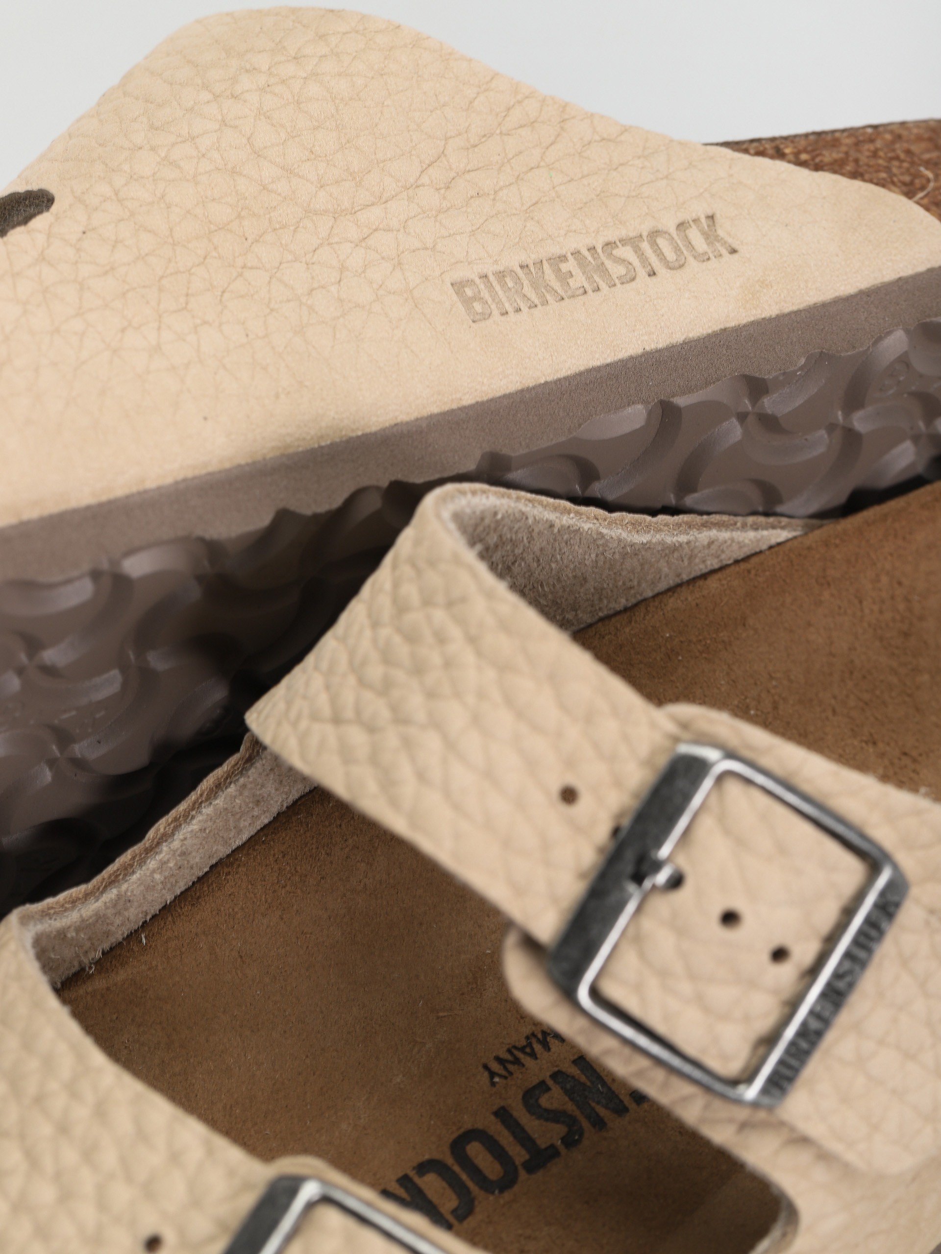 Birkenstock Arizona Regular Flip-flop papucsok (sandcastle nubuck leather)