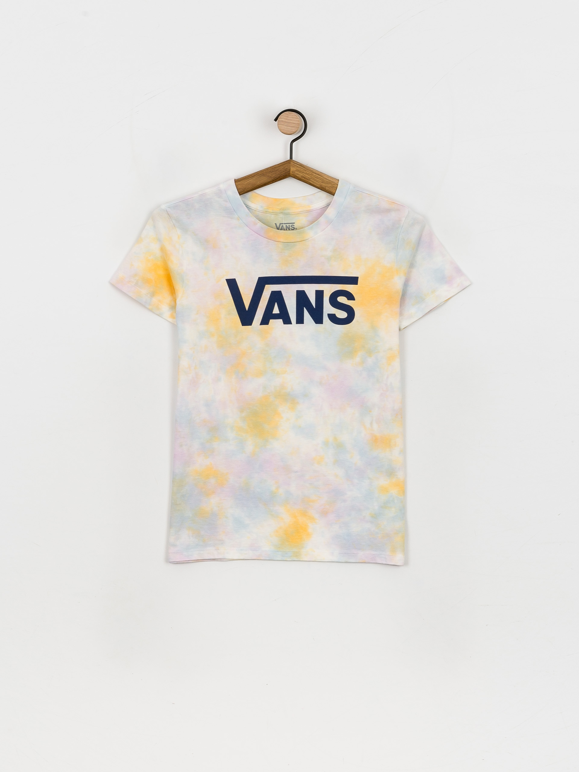 Vans Logo Wash póló Wmn (cradle pink tie dye)