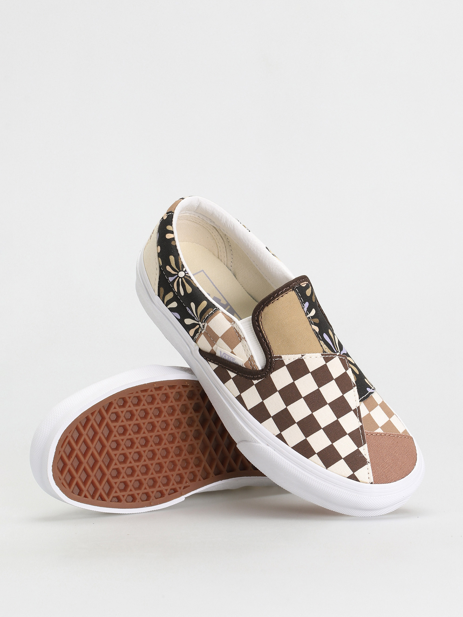 Vans Classic Slip On Cipők (patchwork/divine/multi/true white)