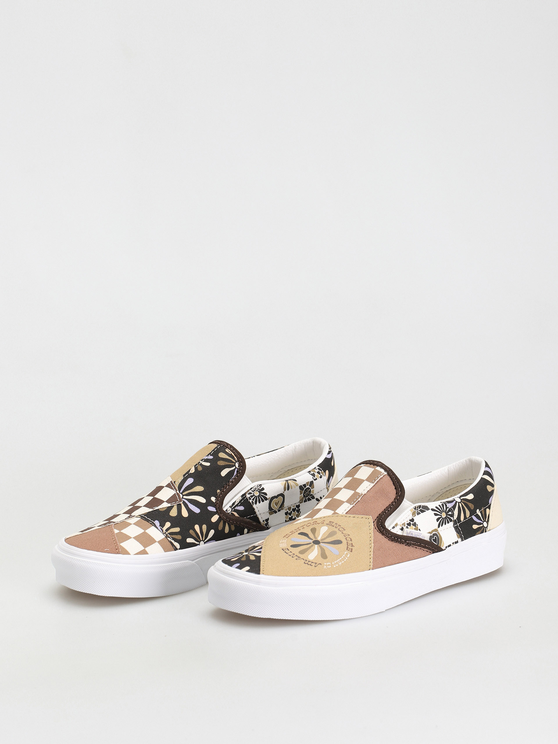 Vans Classic Slip On Cipők (patchwork/divine/multi/true white)