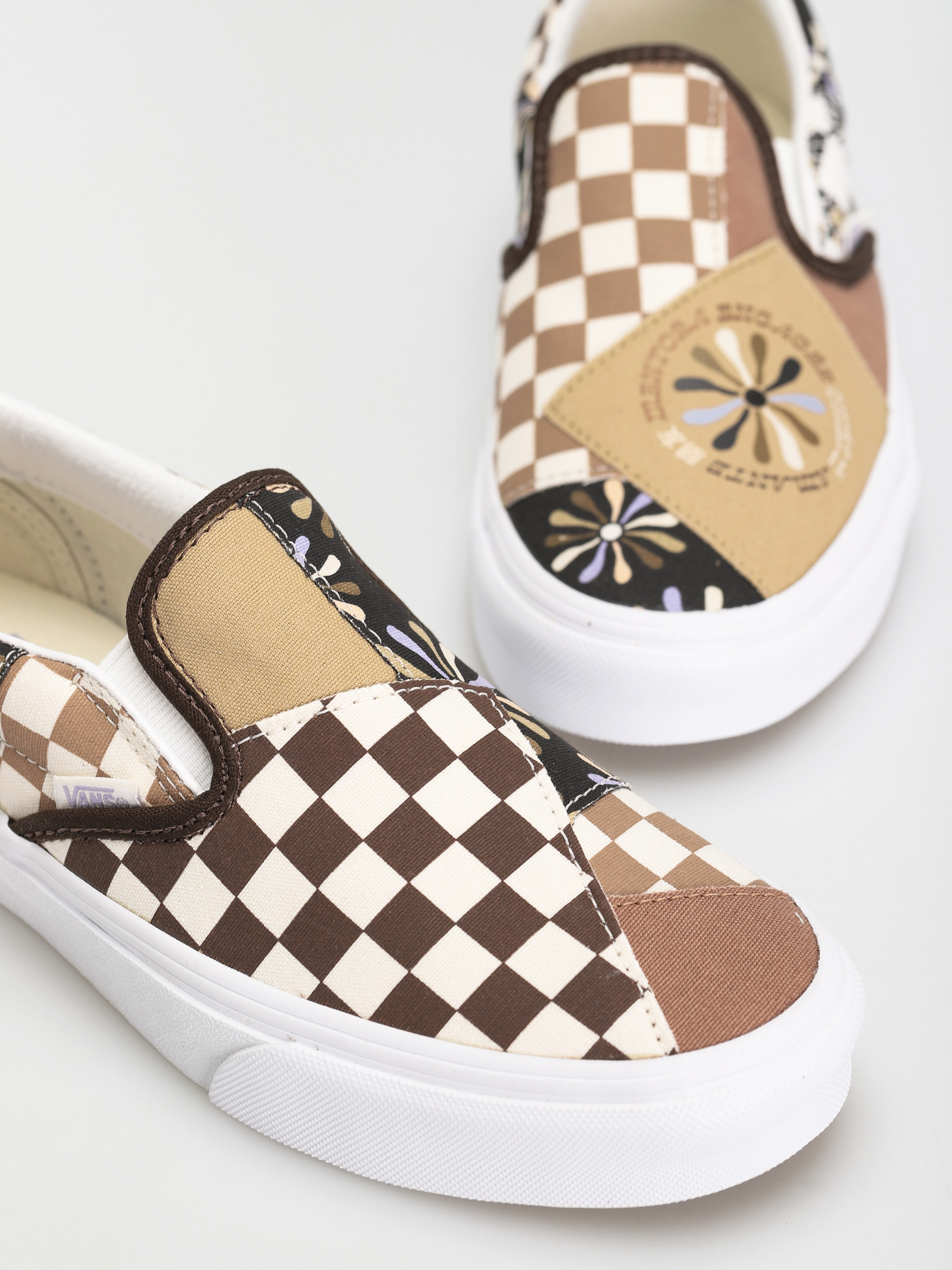 Vans Classic Slip On Cipők (patchwork/divine/multi/true white)
